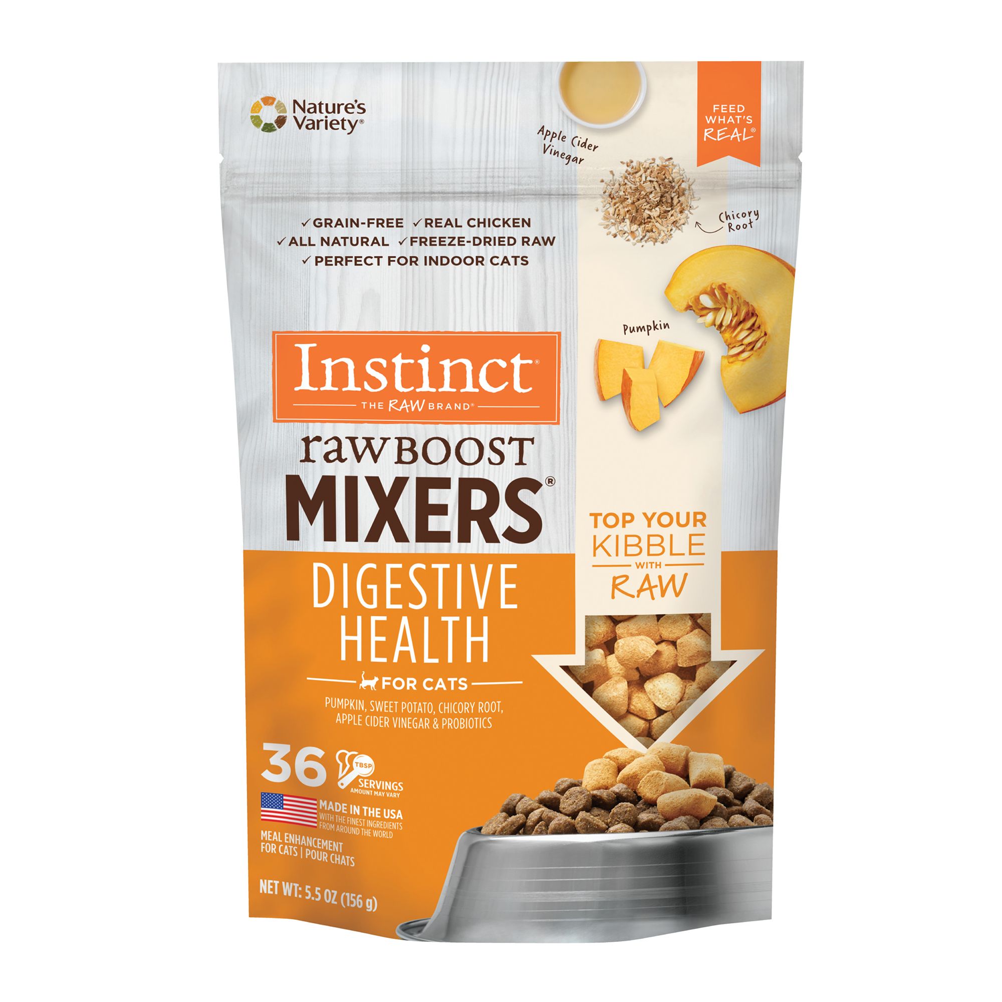 Instinct® RawBoost Mixers Digestive Health Cat Food Topper Natural