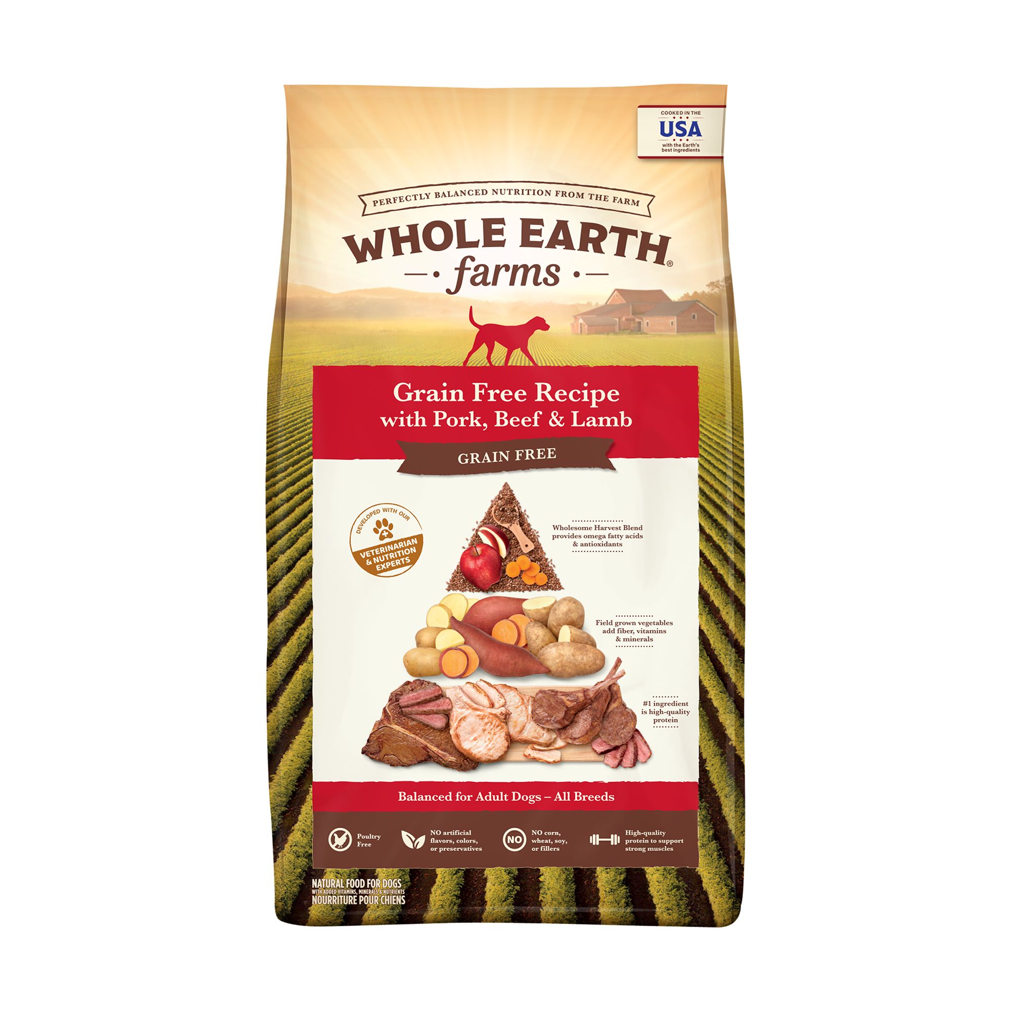 Whole Earth Farms® Adult Dry Dog Food Pork dog Dry Food PetSmart