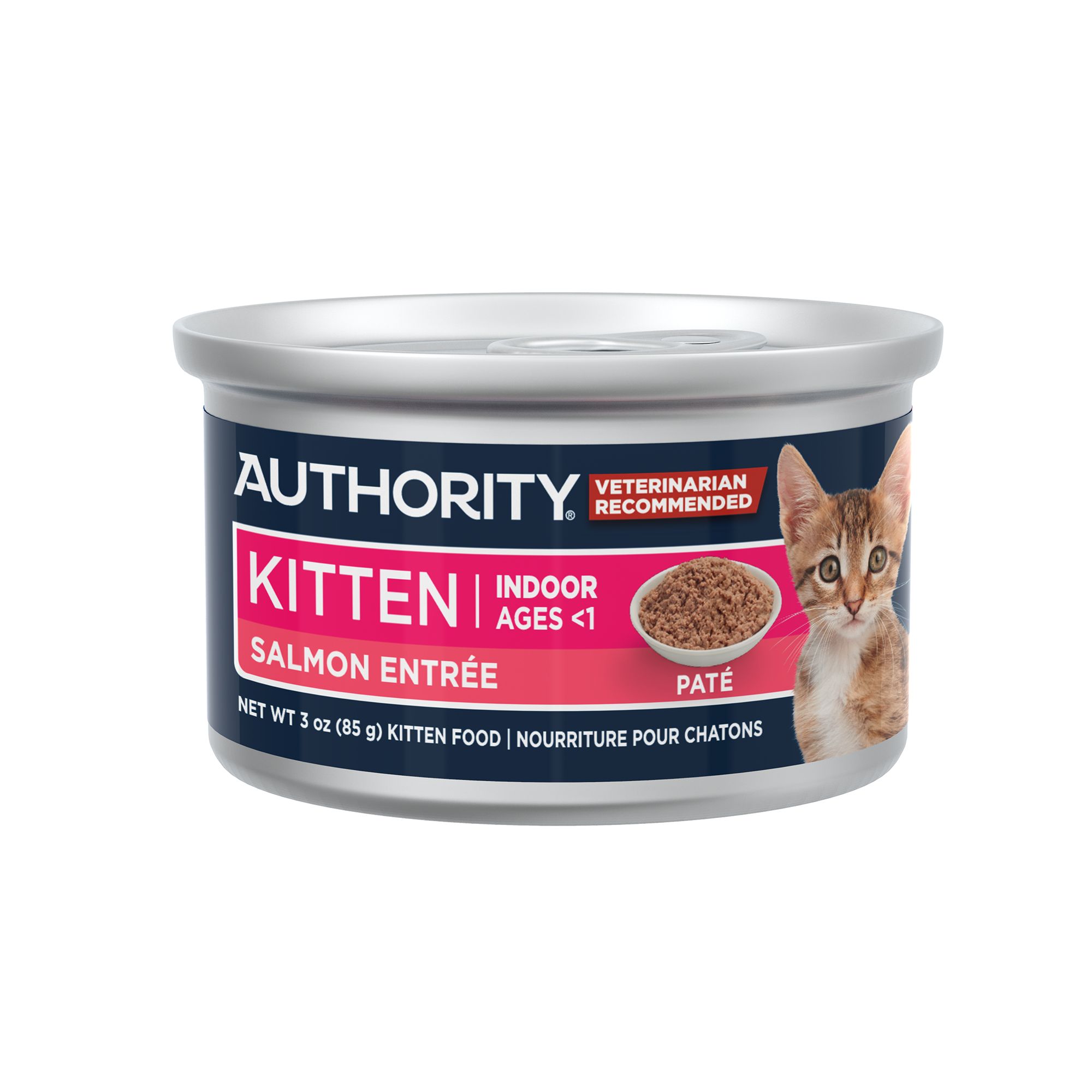 Authority® Everyday Health Indoor Kitten Cat Wet Food 3 Oz, Pate