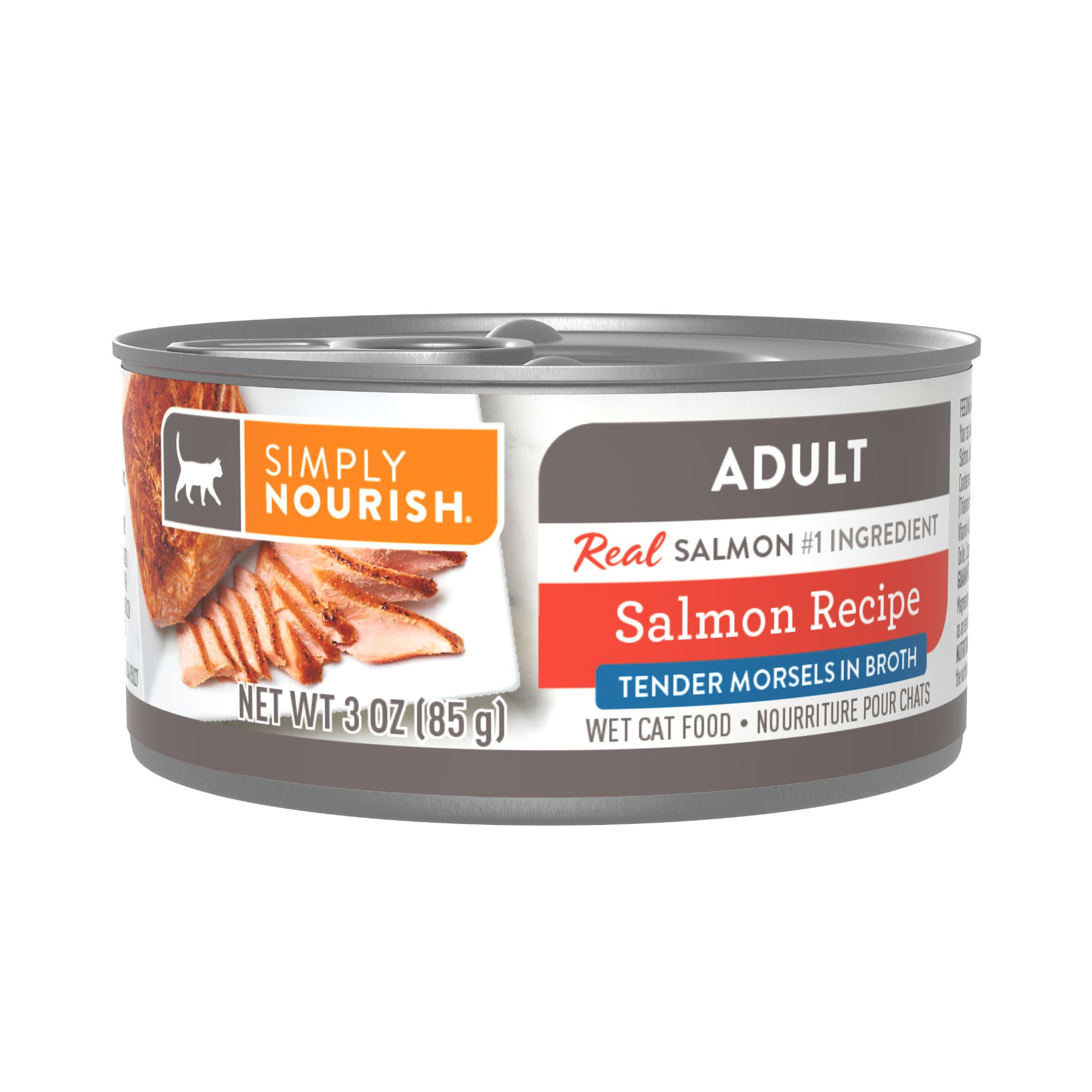Simply Nourish® Original Cat Wet Food 3 Oz, Natural, Morsels in Broth