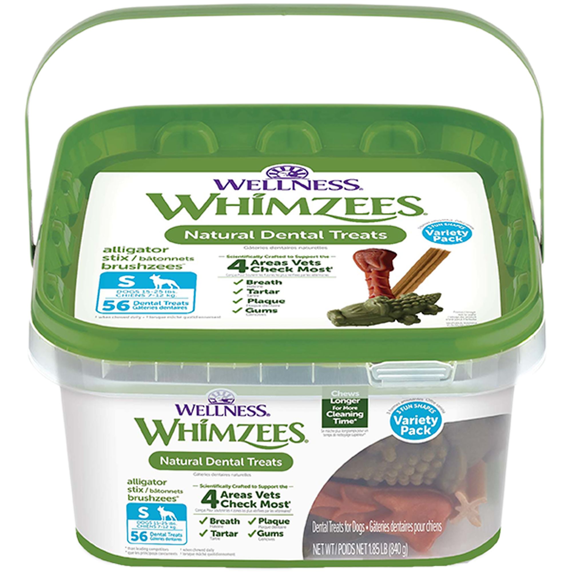 WHIMZEES Variety Value Box Small Dental Dog Treat Natural, Grain Free