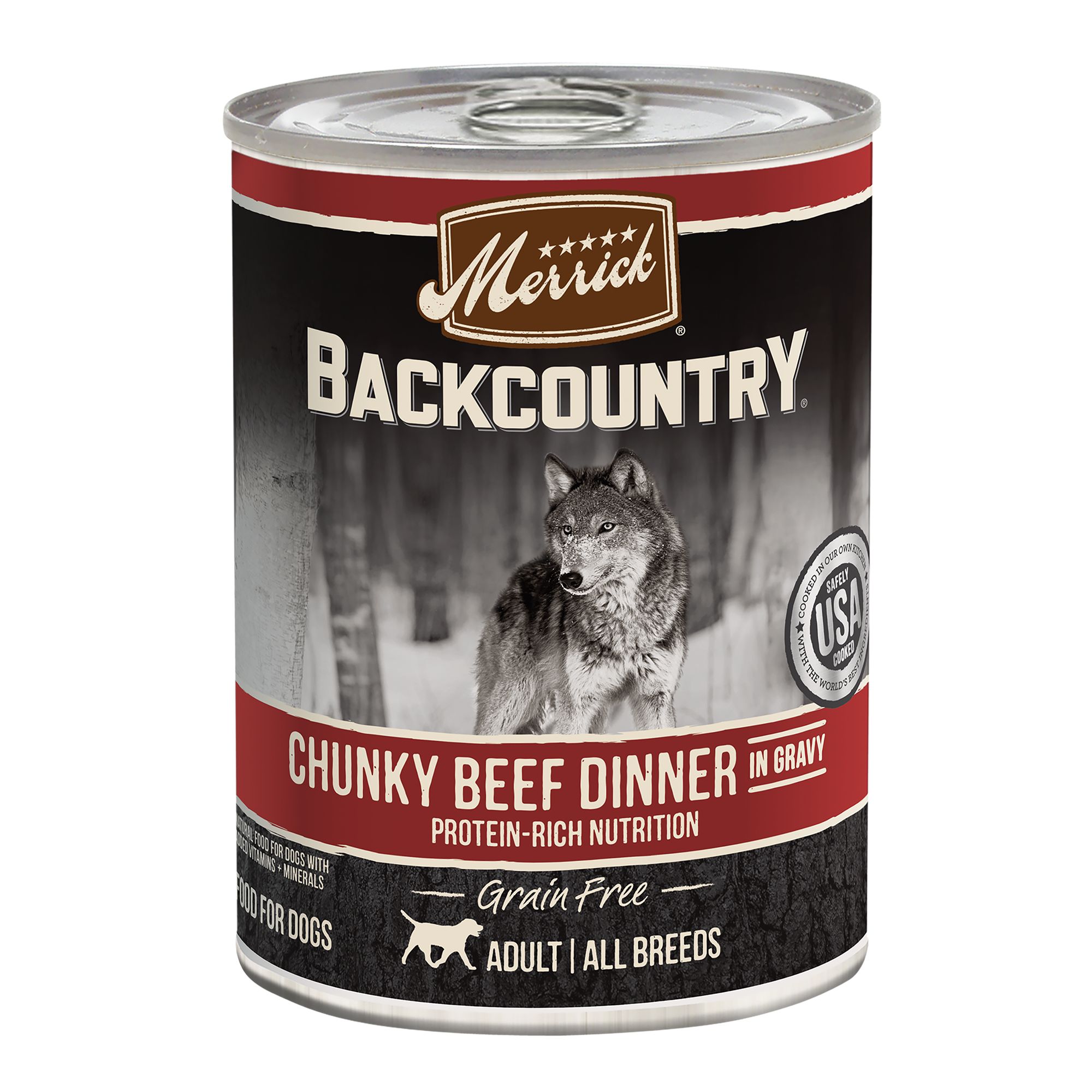 Merrick® Backcountry® Adult Wet Dog Food 12.7 Oz., Gluten Free, Grain