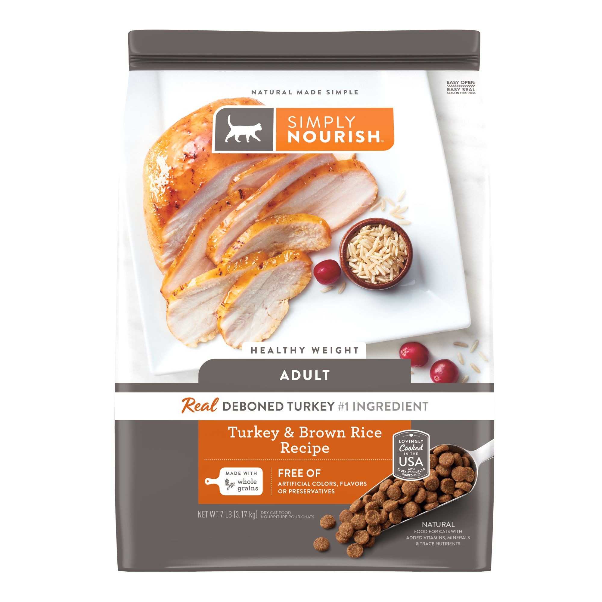 Simply Nourish® Original Weight Management Cat Dry Food Turkey