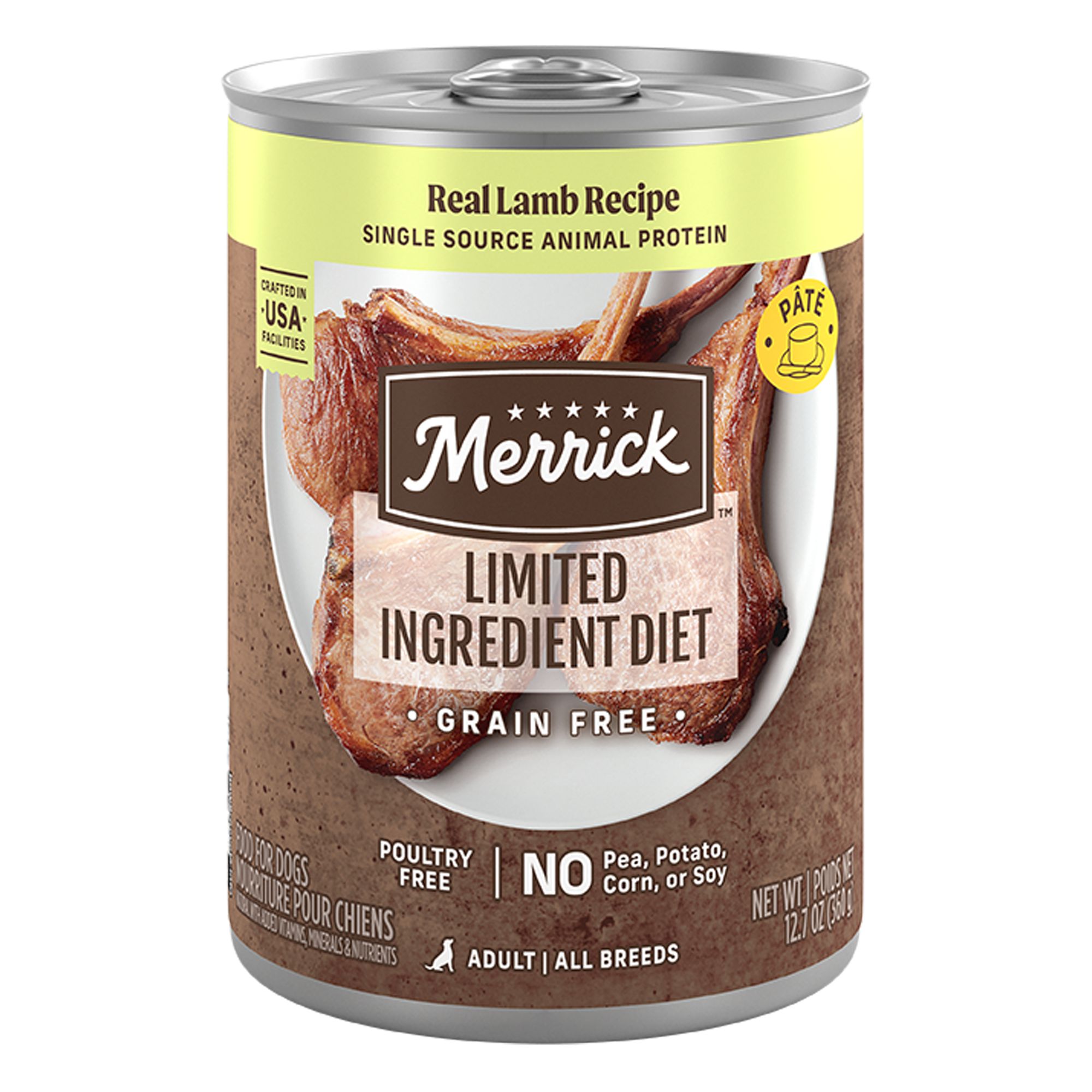 Merrick® Limited Ingredient Diet® Adult Wet Dog Food 12.7 Oz., Grain