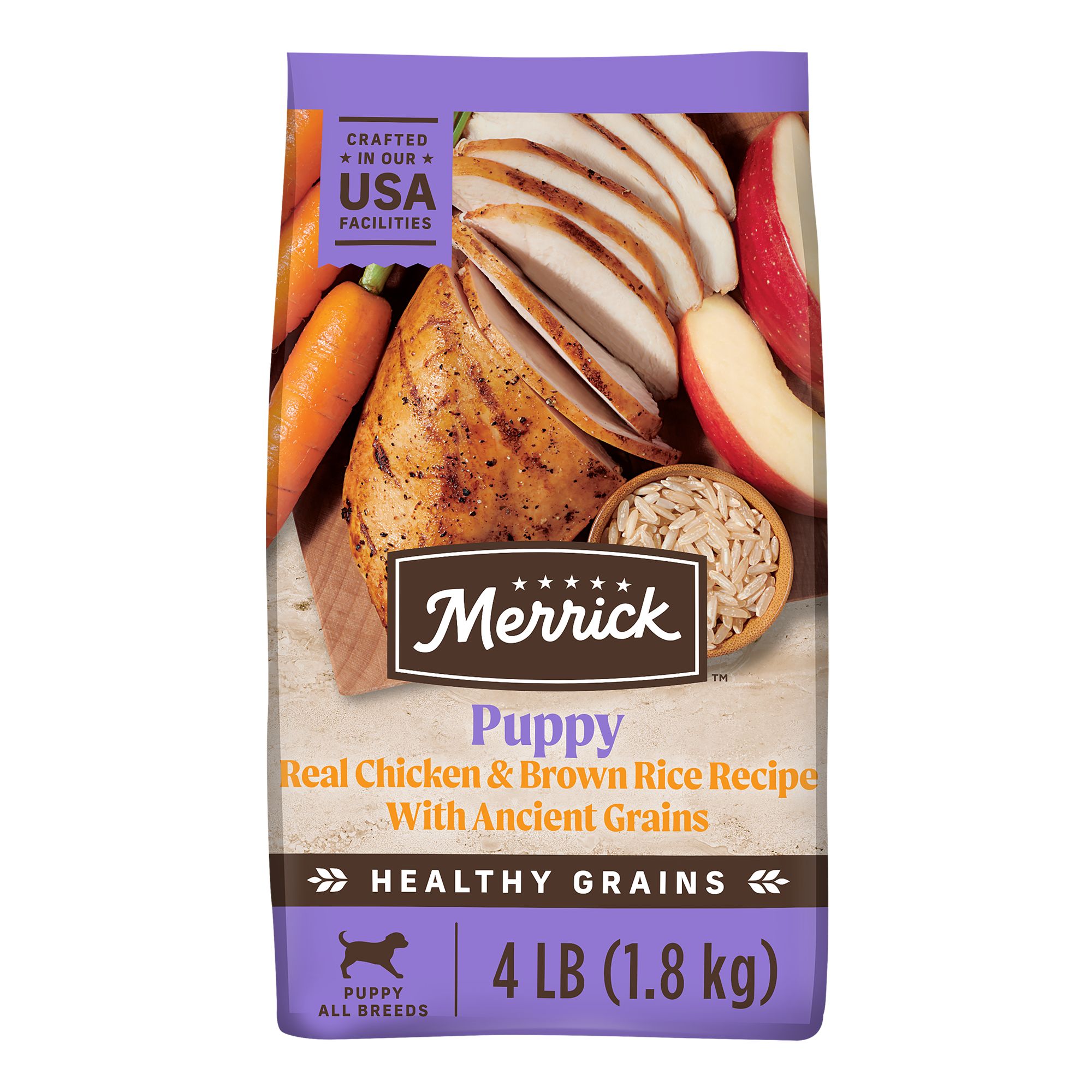 Merrick® Healthy Grains Puppy Dry Dog Food Chicken, Corn Free, Soy