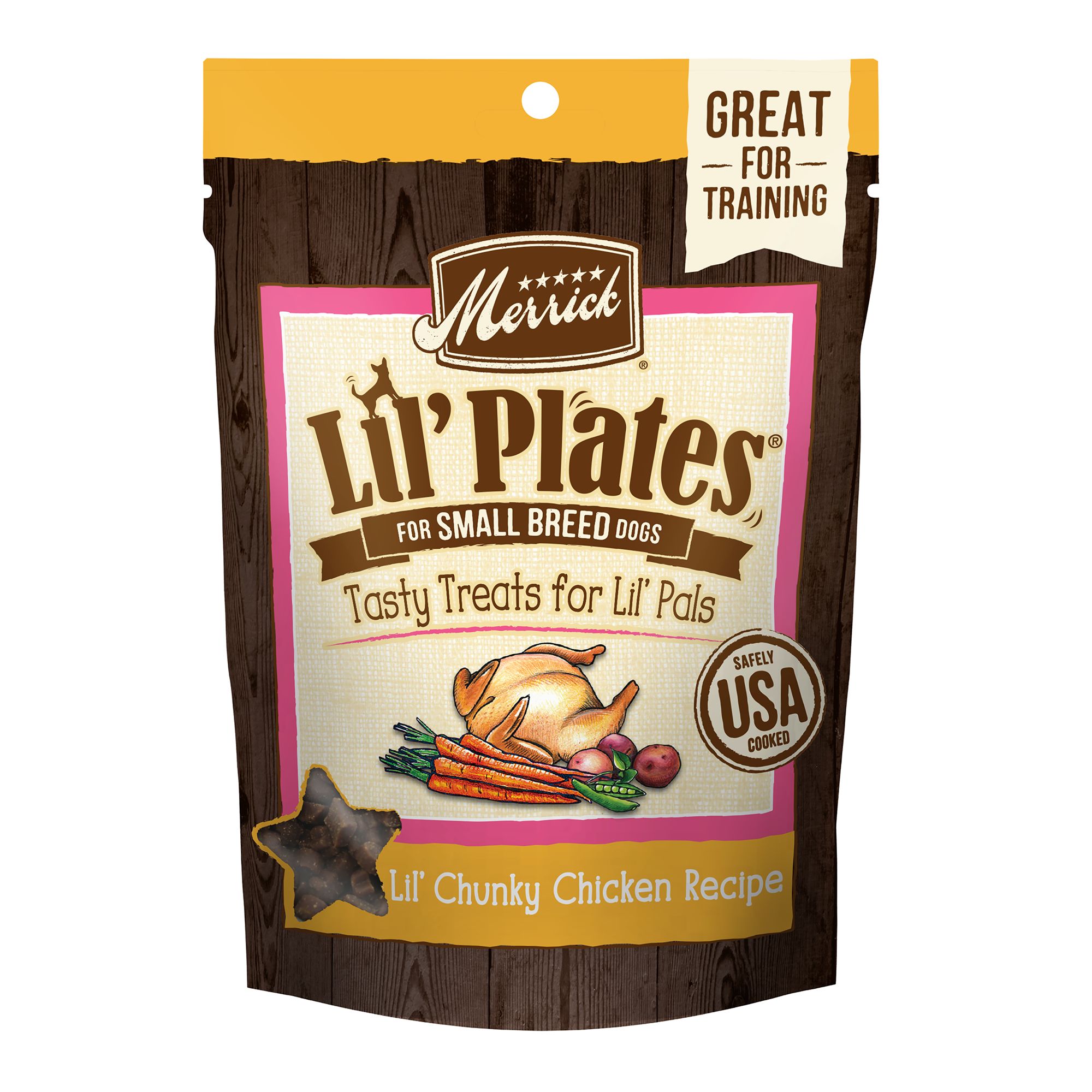 Merrick® Lil' Plates® Small Breed Adult Dog Treats Chicken, Gluten Free, Grain Free dog Soft