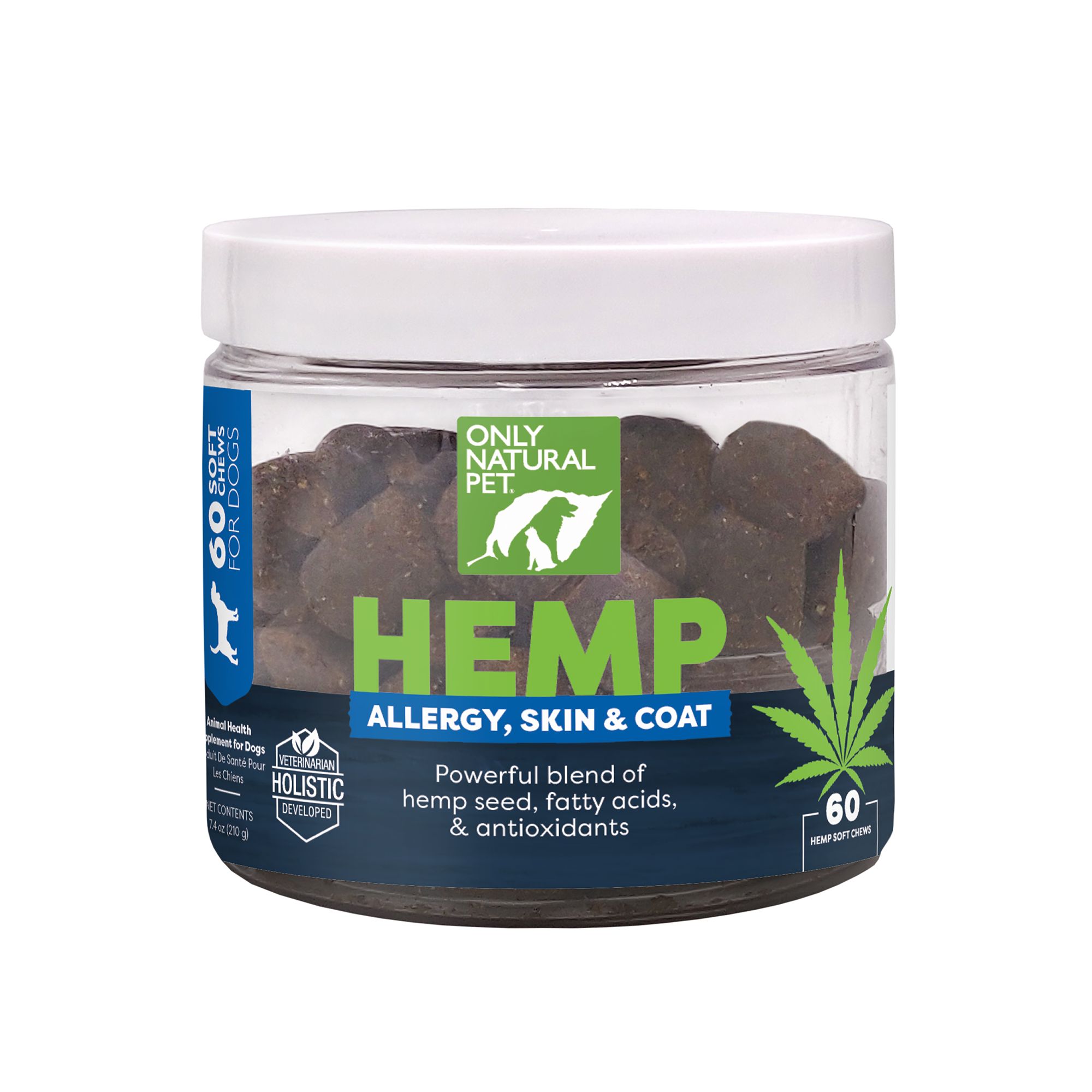 Only Natural Pet® Hemp Allergy, Skin & Coat Soft Dog Chews dog Skin