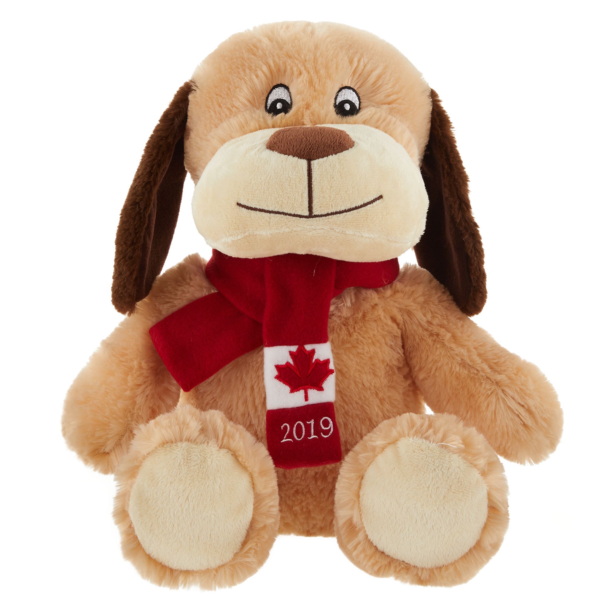 PetSmart Holiday "Chance" the Dog Toy Plush, Squeaker dog Plush