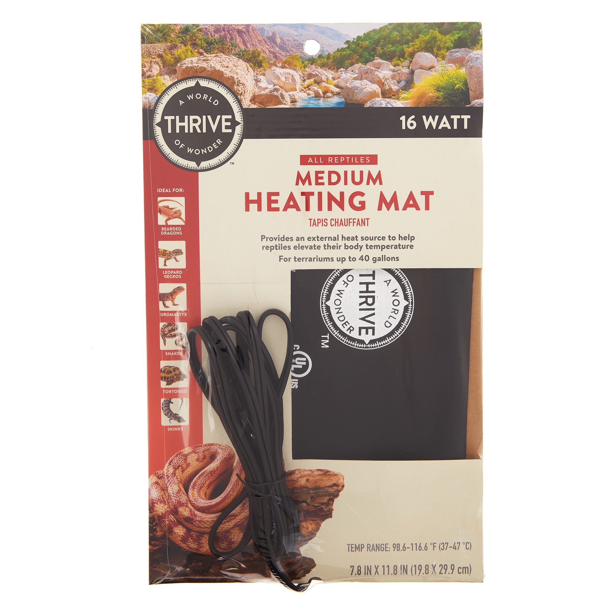 Thrive Reptile Heating Mat reptile Heaters PetSmart
