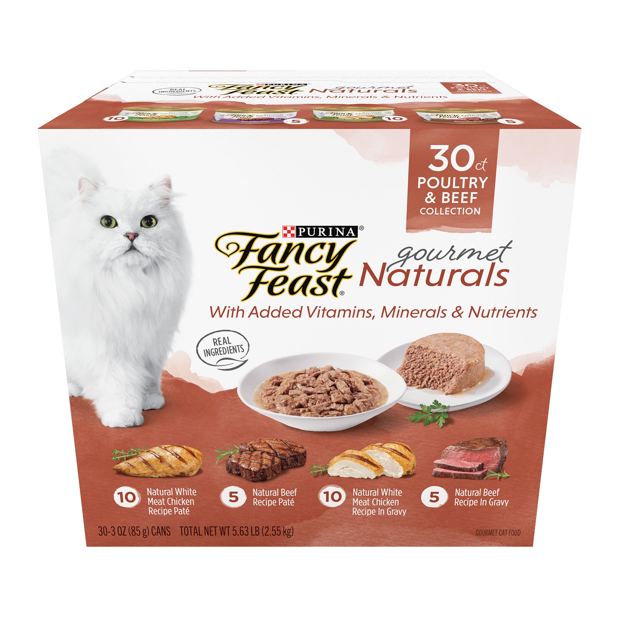 Fancy Feast® Gourmet Naturals Adult Cat Wet Food 6.66 lb., Natural