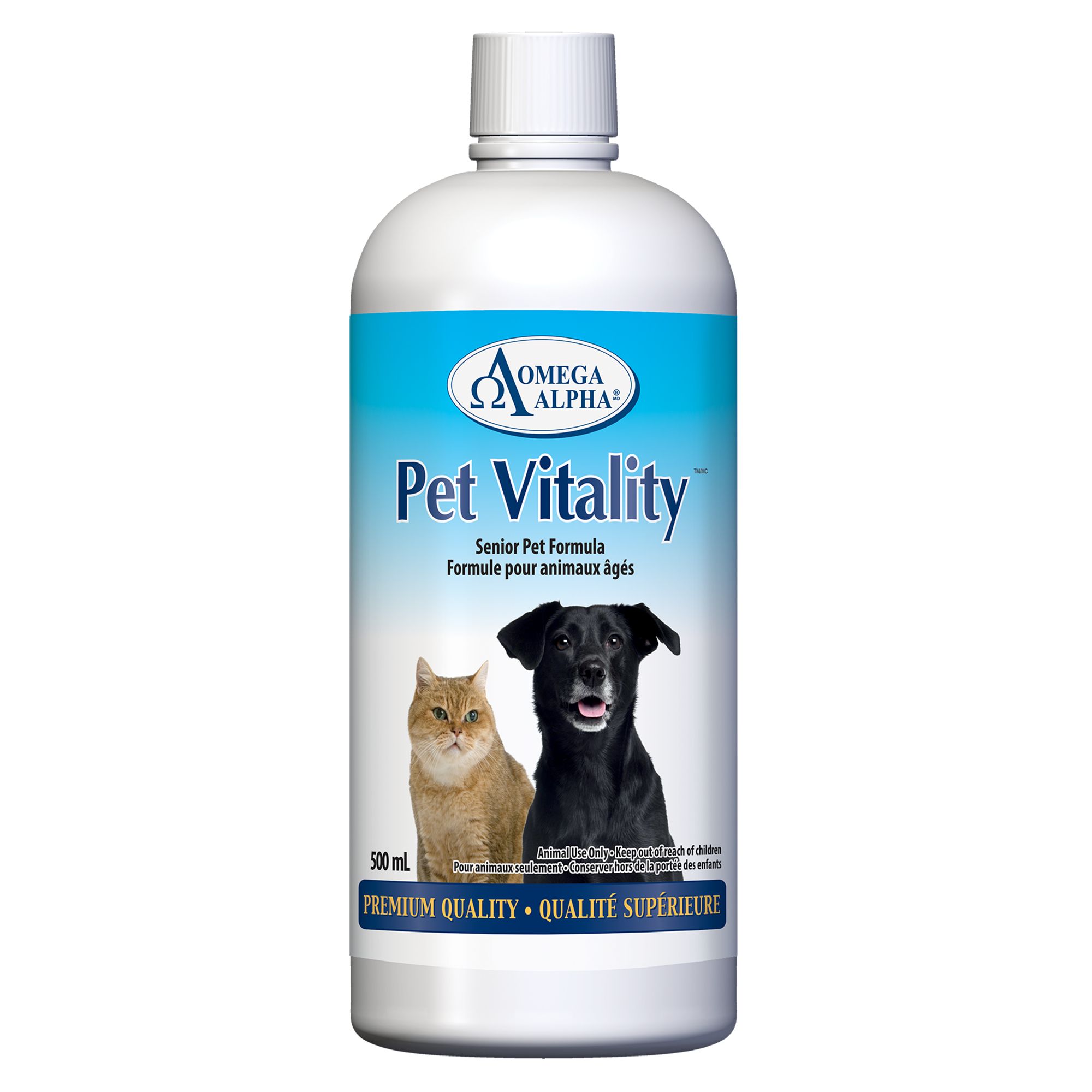 Omega Alpha Pet Vitality Liquid Supplement For Senior Dogs And Cats | Dog Vitamins & Supplements | Petsmart