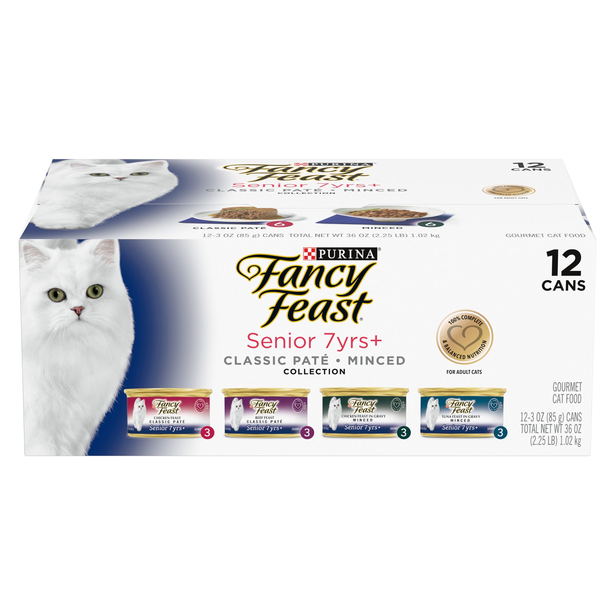 Fancy Feast® Senior Senior Cat Wet Food 2.57 lb., HighProtein