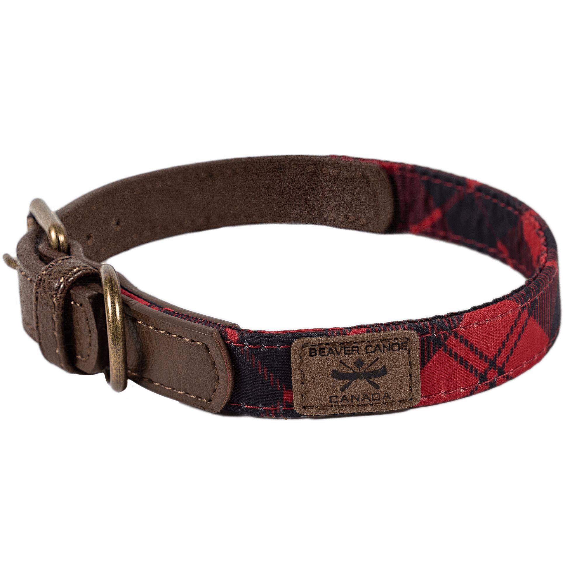 Beaver Canoe Plaid Dog Collar Red Plaid Dog Collar PetSmart
