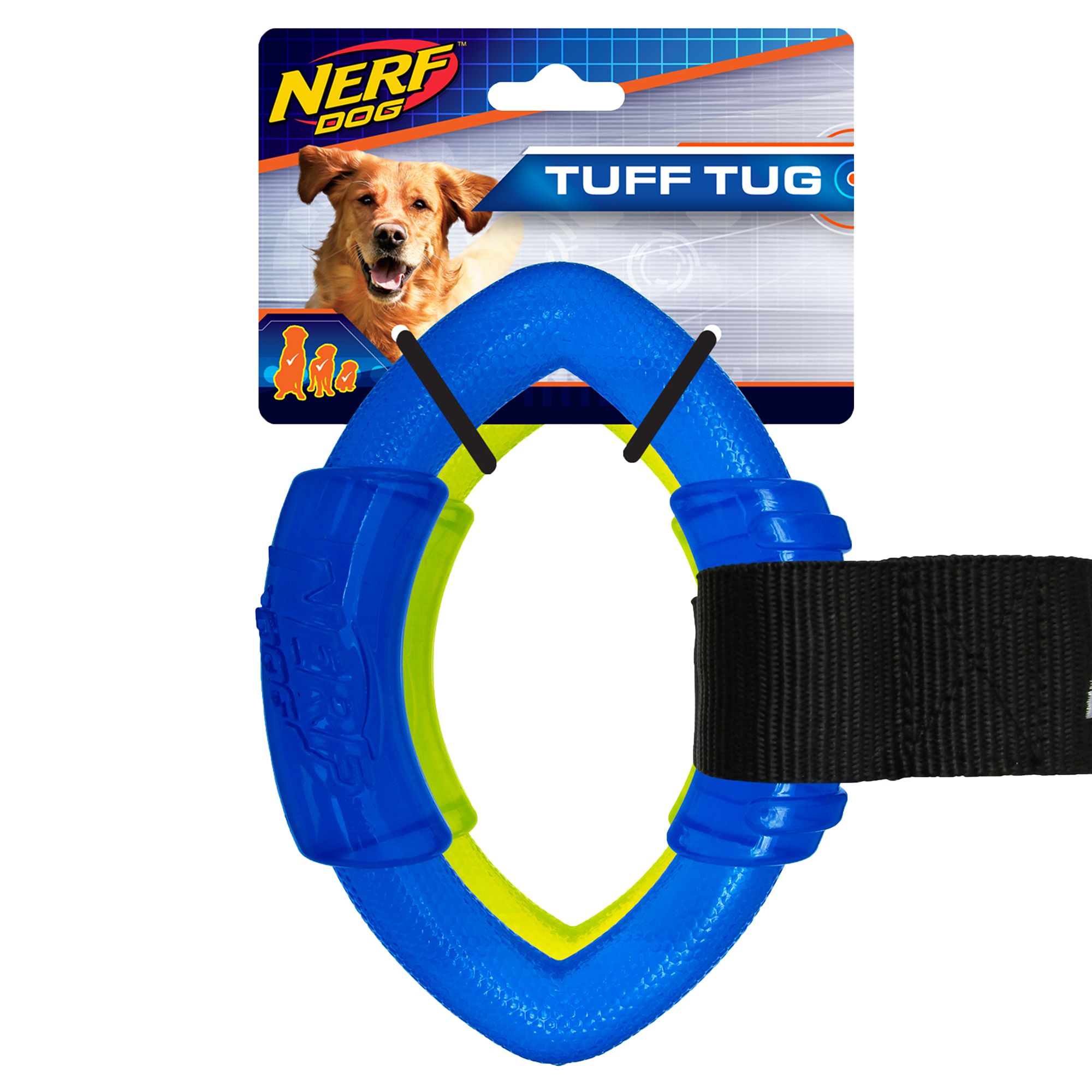 Nerf™ Dog Tuff Tug Dog Toy dog Rope & Tug Toys PetSmart