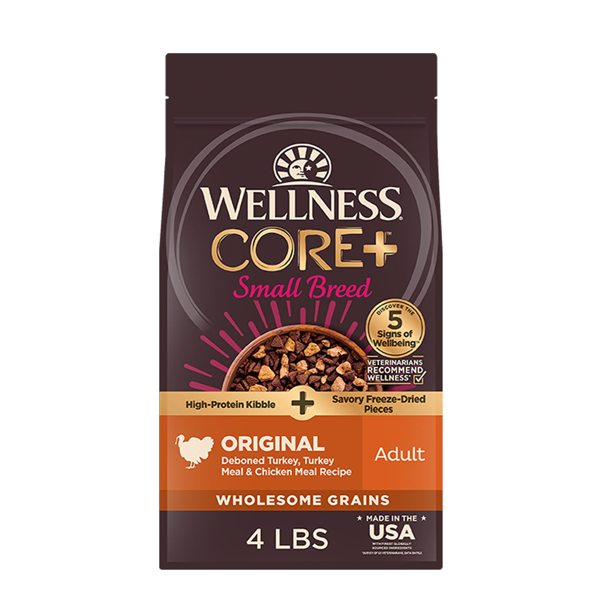 Wellness® CORE® Raw Rev™ High Protein WithGrain Small Breed Adult Dry