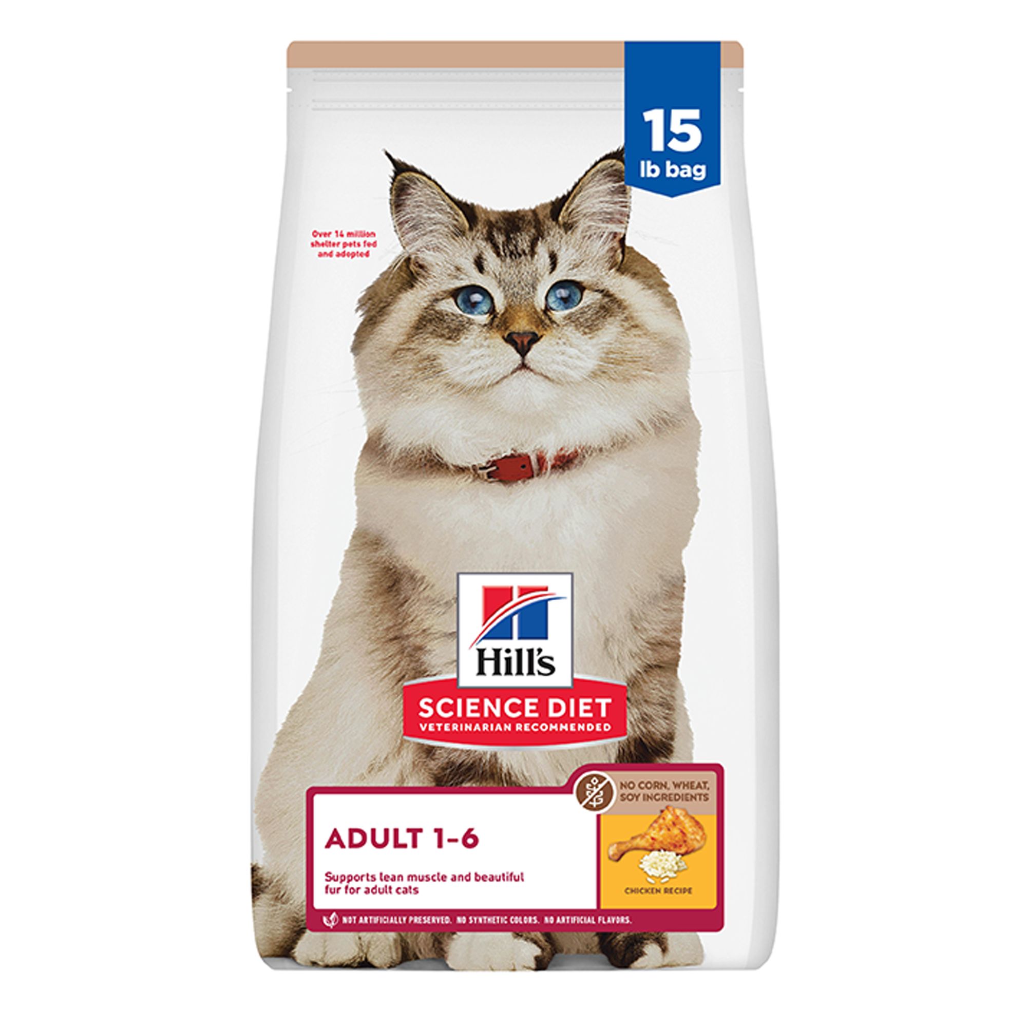 Hill's® Science Diet® No Corn, No Wheat, No Soy Adult Dry Cat Food Chicken cat Dry Food