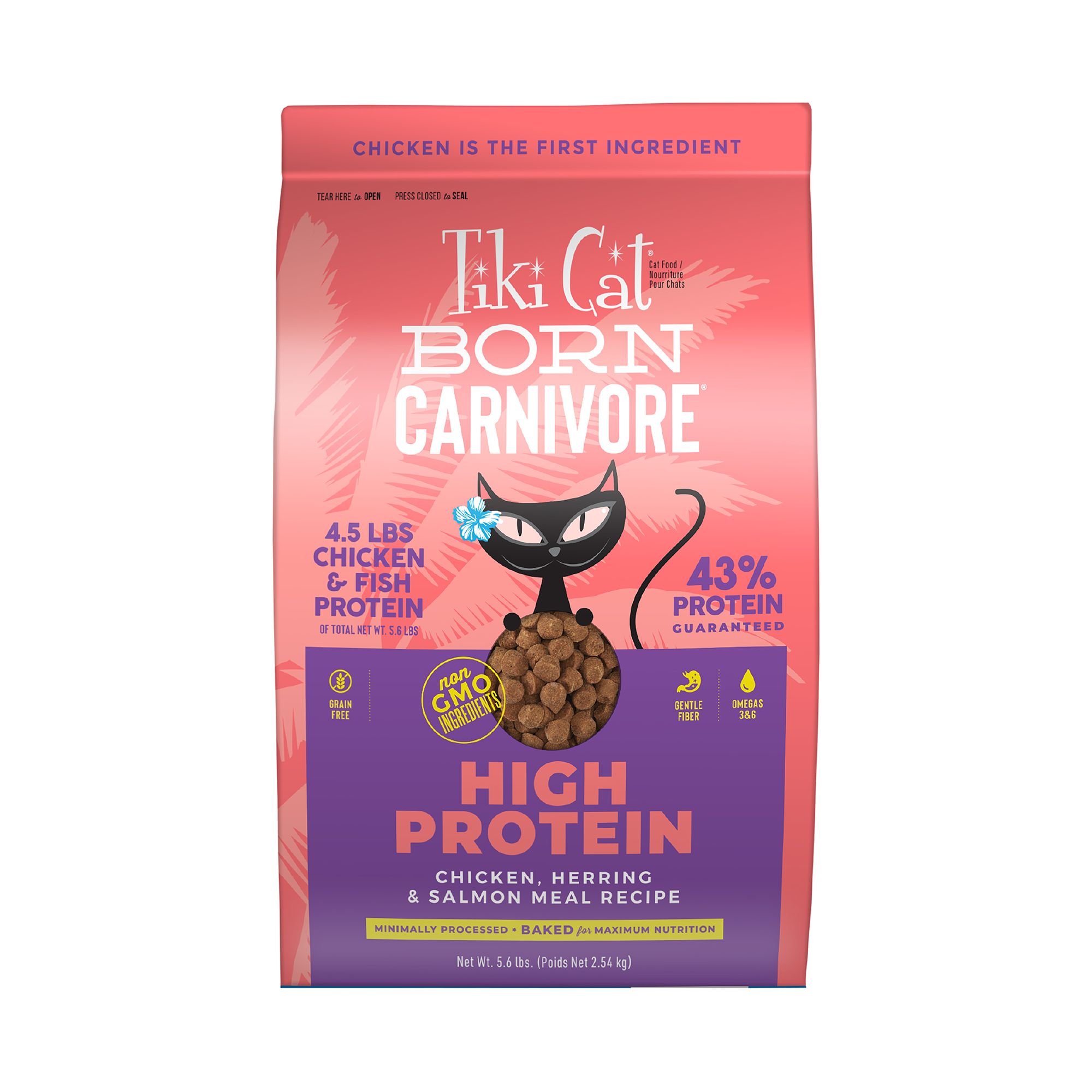 Tiki Cat® Born Carnivore® for Cats & Kittens Food Chicken & Herring