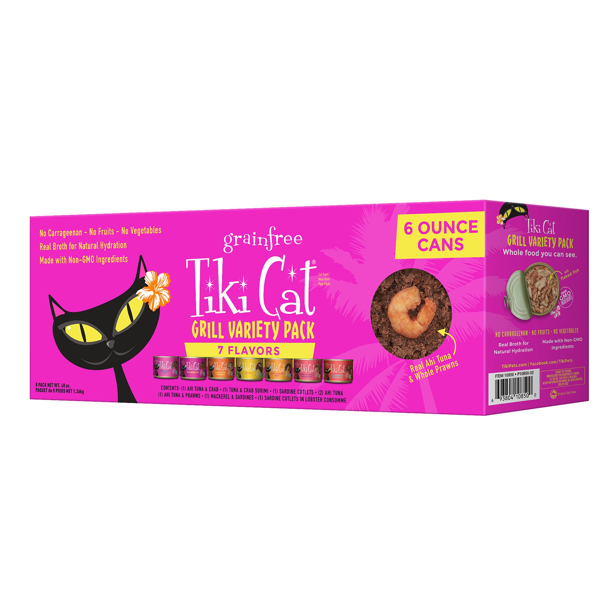 Tiki Cat® Grill Wet Cat Food NonGMO, Grain & Potato Free Variety