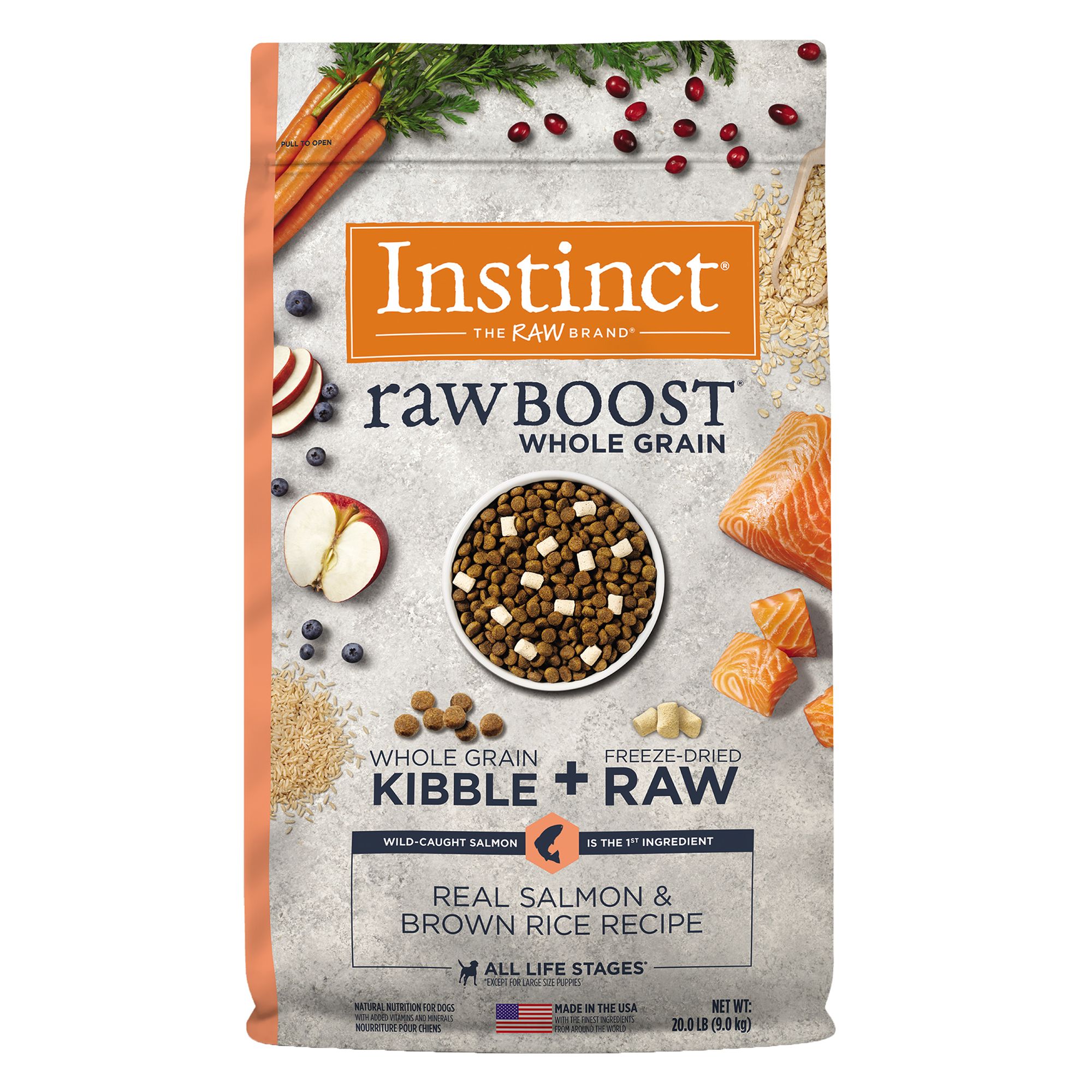 Instinct® Raw Boost® Whole Grain + FreezeDried All Life Stage Dry Dog