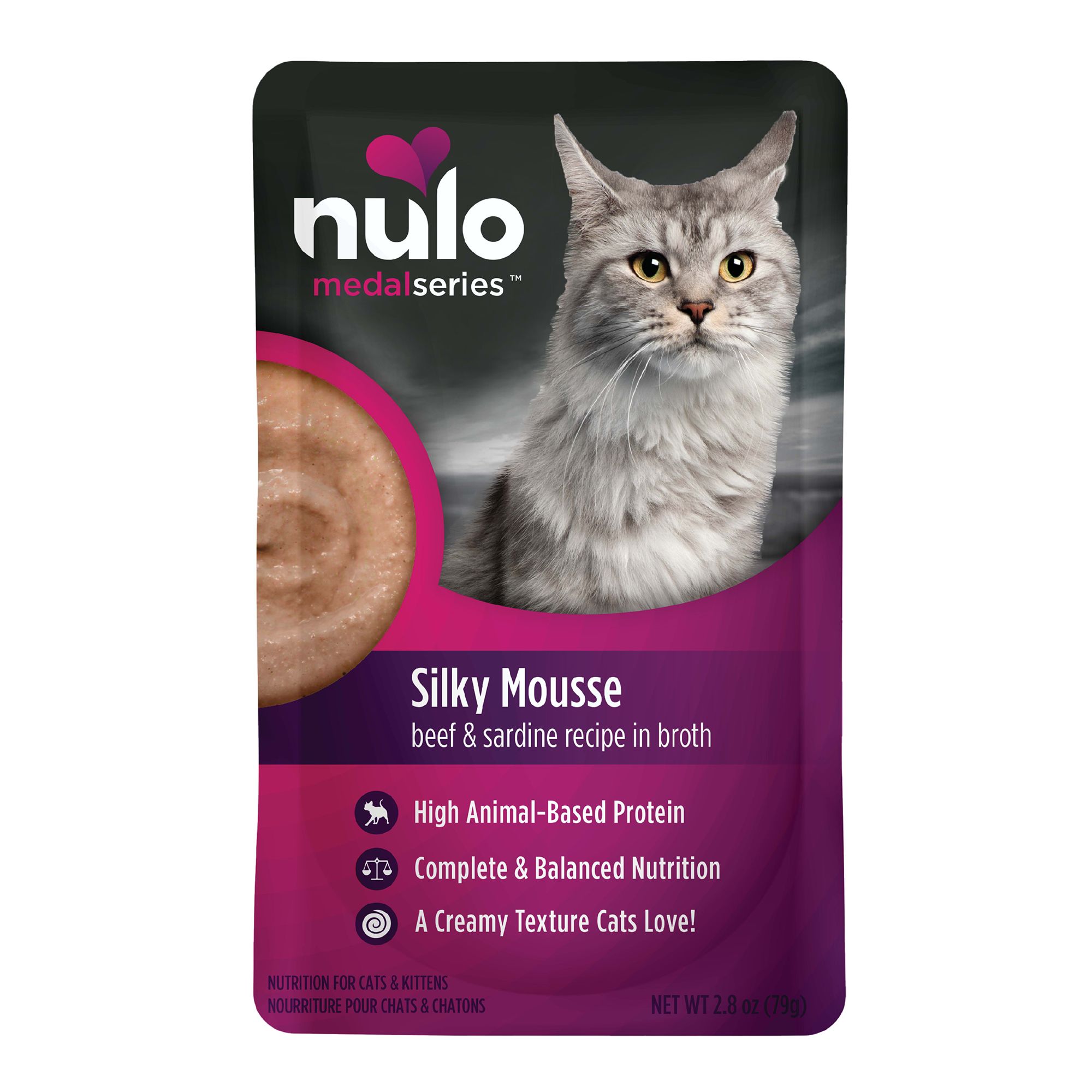 Nulo MedalSeries All Life Stages Wet Cat Food HighProtein, 2.8 Oz