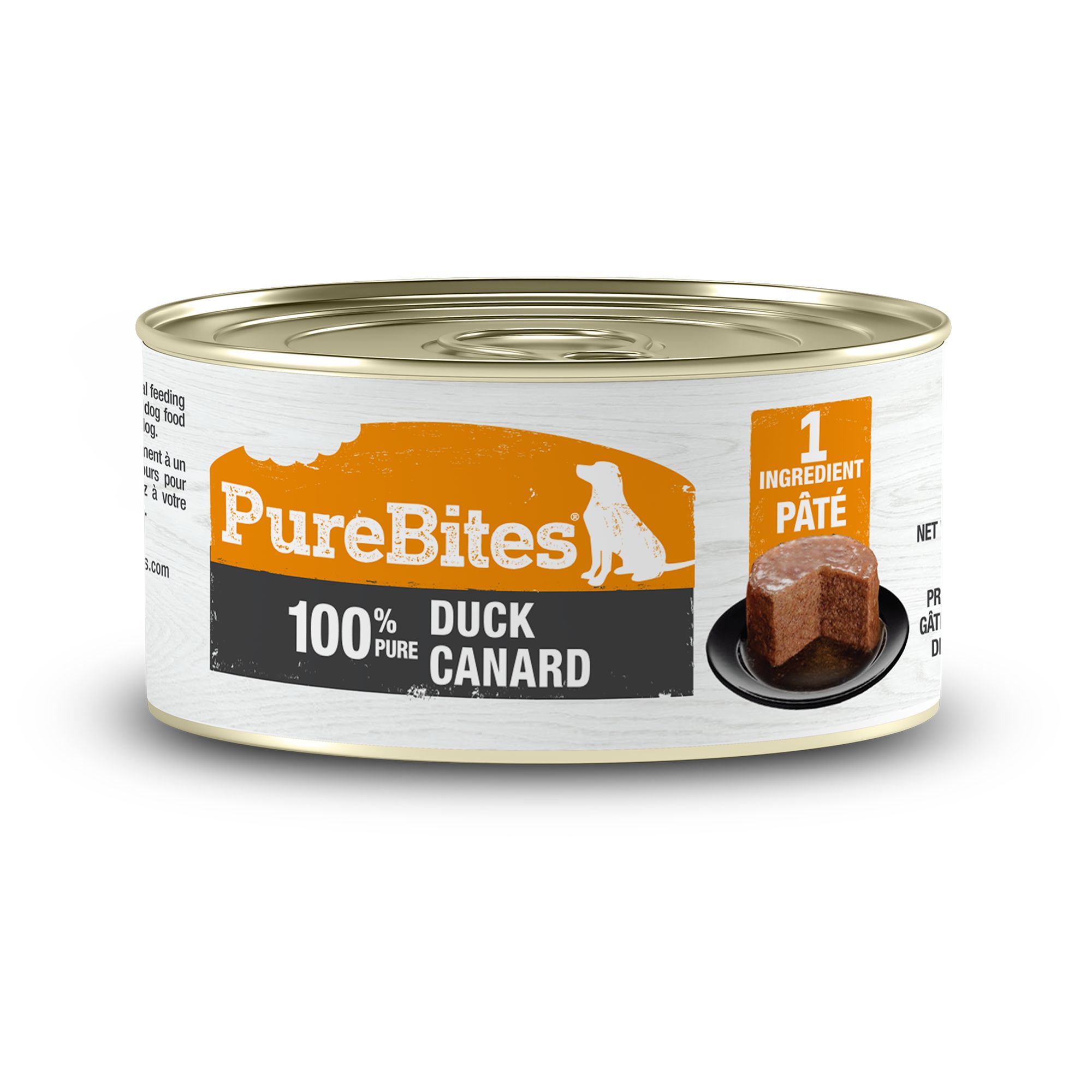 PureBites Pure Protein Duck Pate Adult Dog Food Topper dog Food