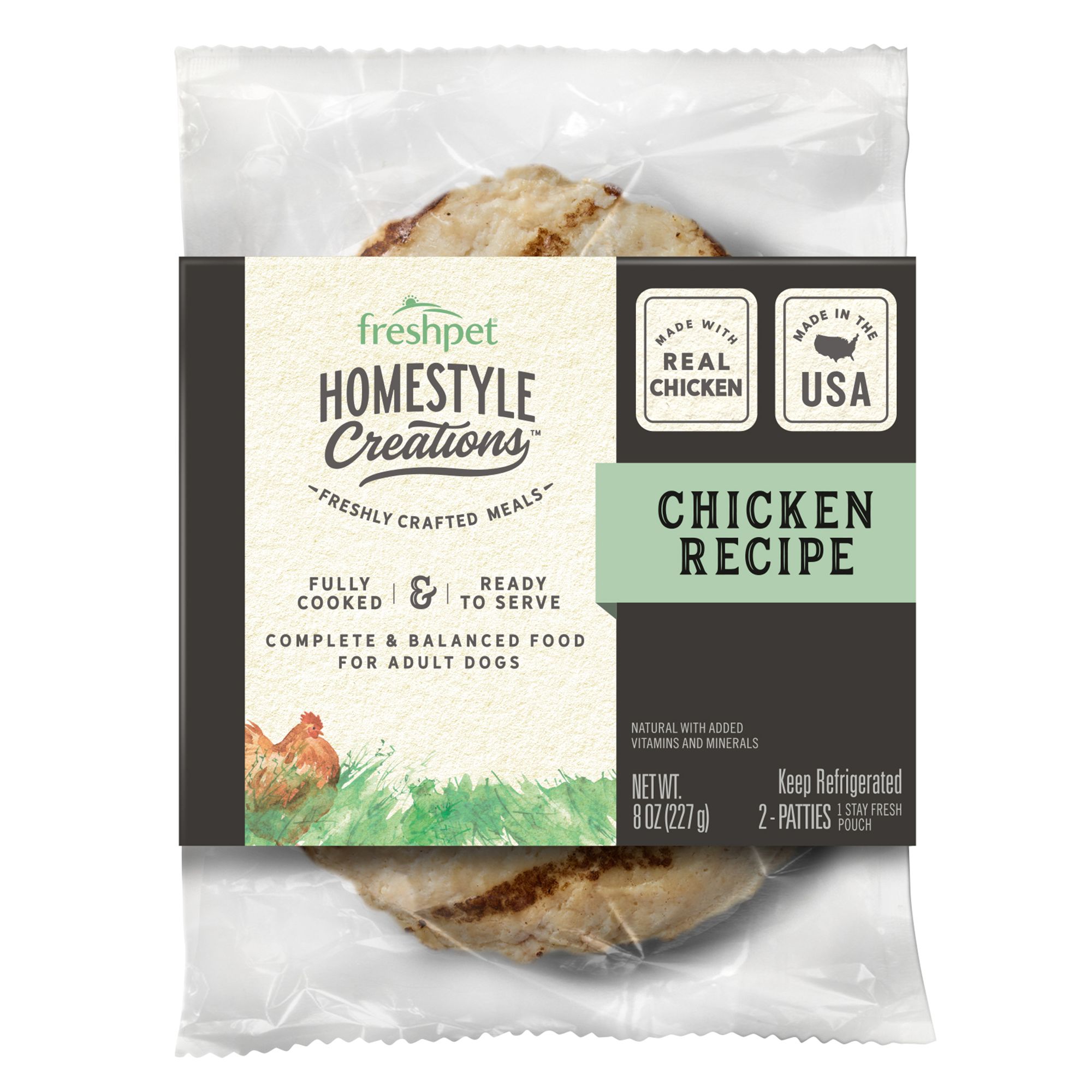 Freshpet Homestyle Creations All Life Stage Fresh Dog Food Chicken