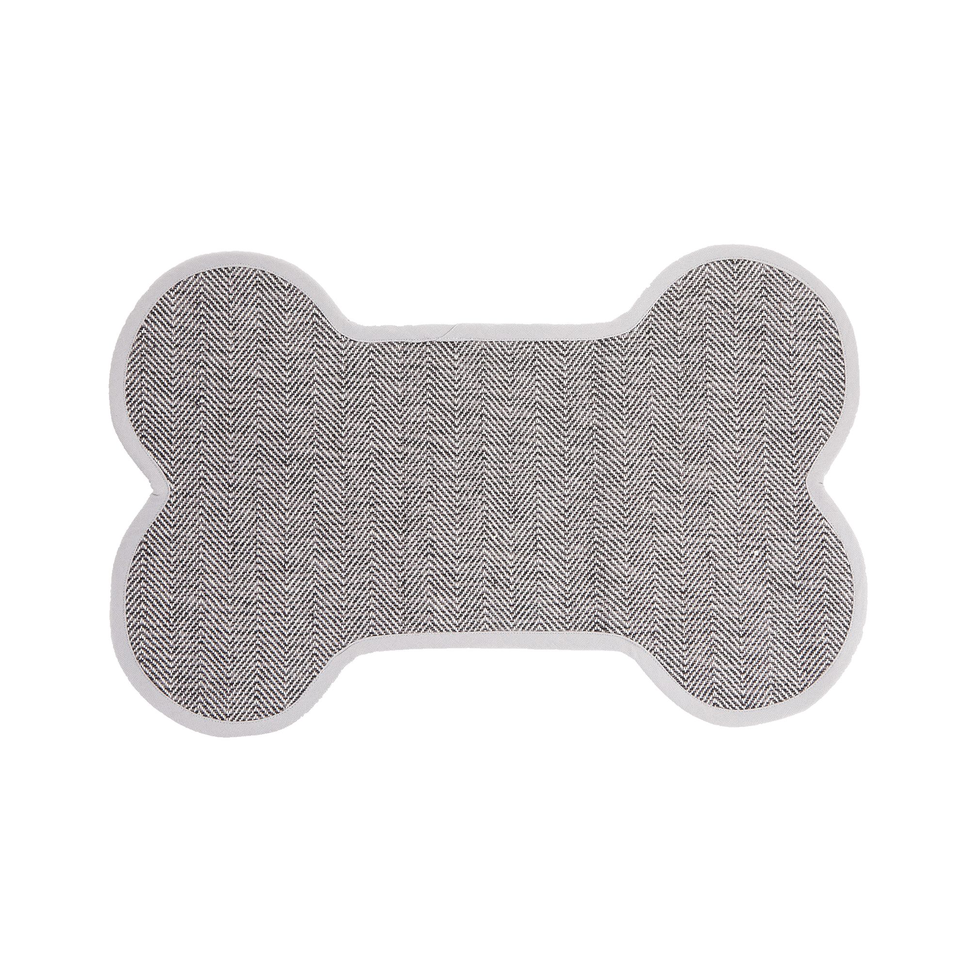 Top Paw® Herringbone BoneShaped Feeding Placemat dog Placemats