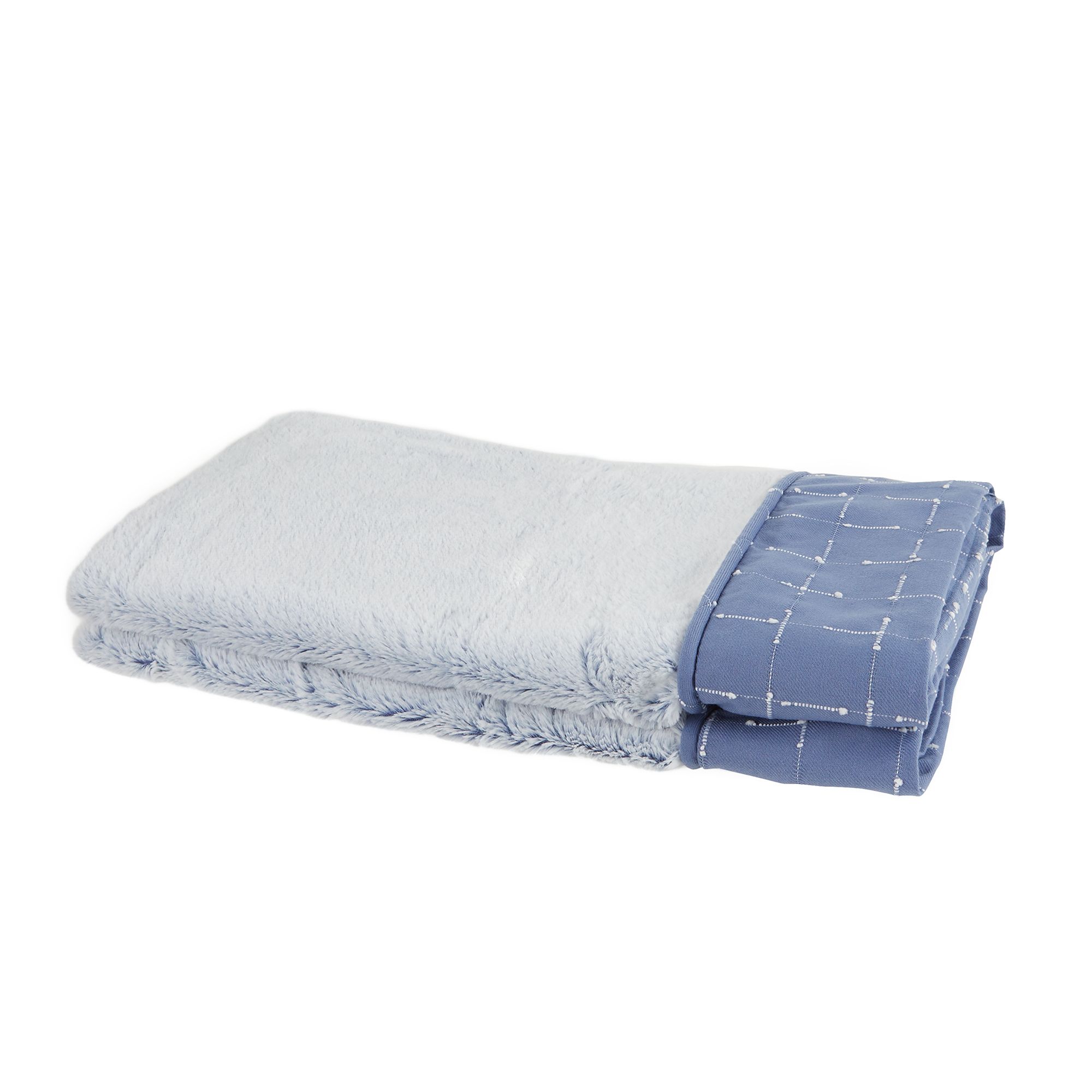 Top Paw® Blue Dot & Dash Orthopedic Mattress Cover dog Orthopedic