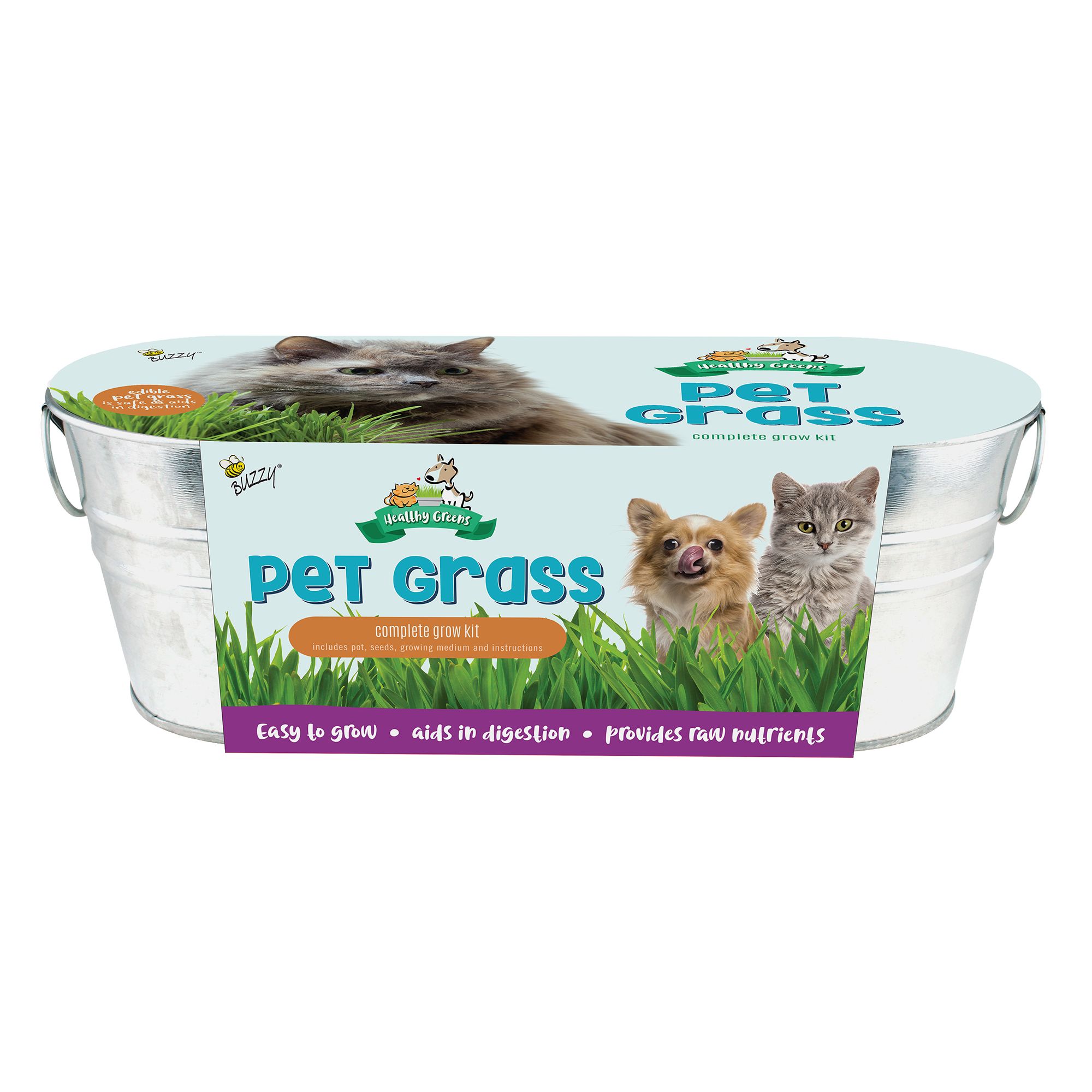 Buzzy Pet Grass Complete Grow Kit cat Catnip & Grass PetSmart