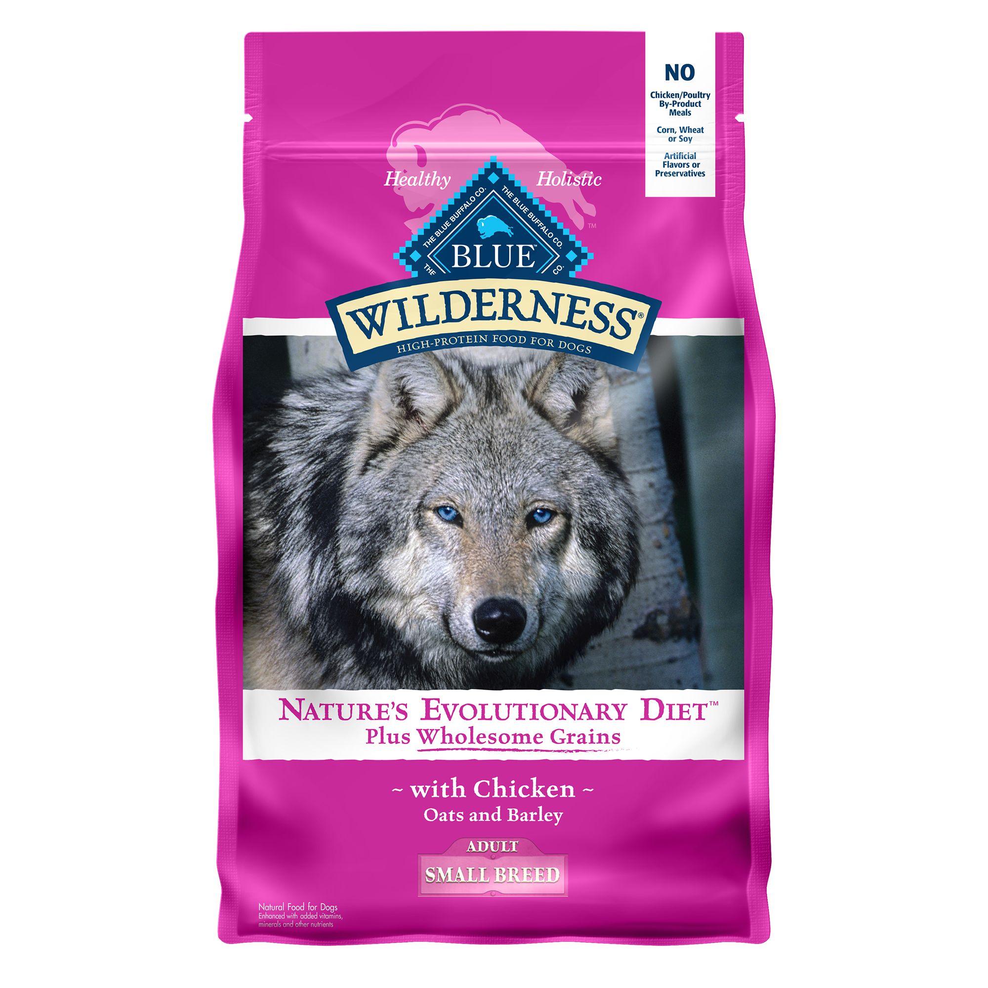 Blue Buffalo® Wilderness™ Small Breed Adult Dry Dog Food Natural, Chicken dog Dry Food