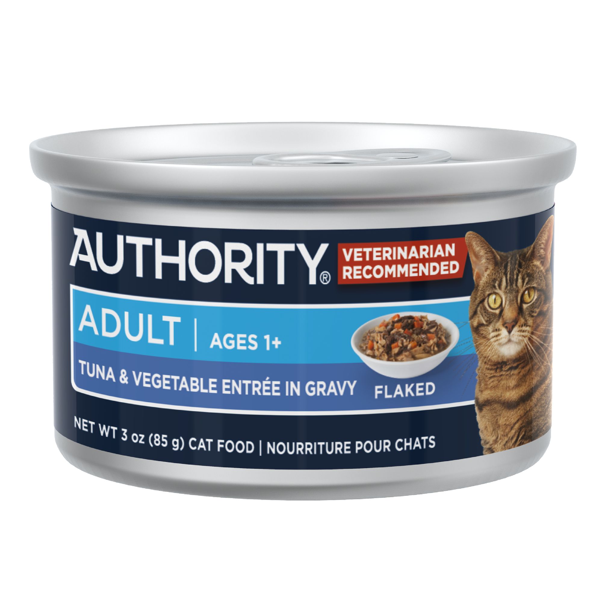 Authority® Everyday Health Cat Wet Food 3 Oz, Flaked in Gravy, With