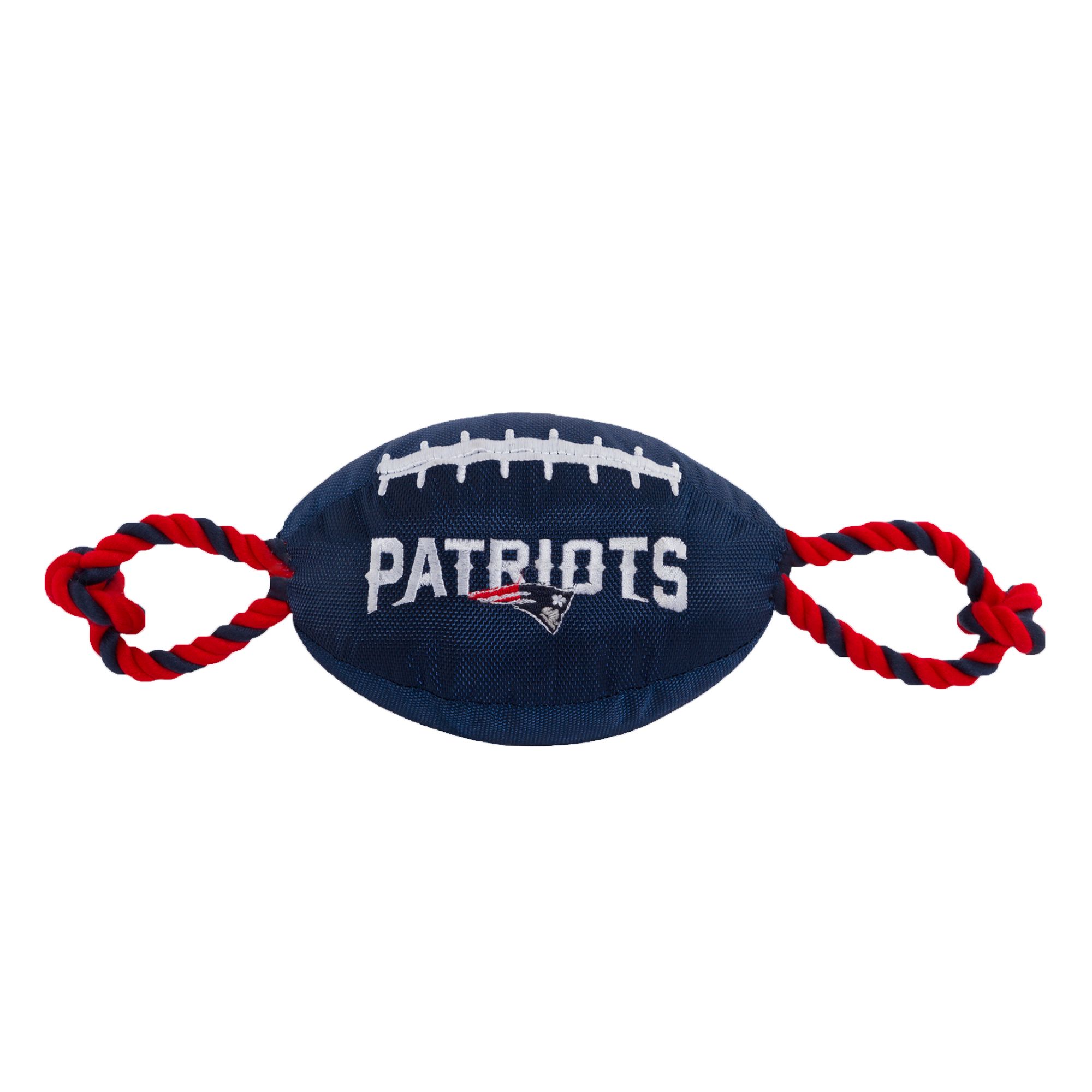 Pets First New England Patriots Football Rope Dog Toy dog Plush Toys