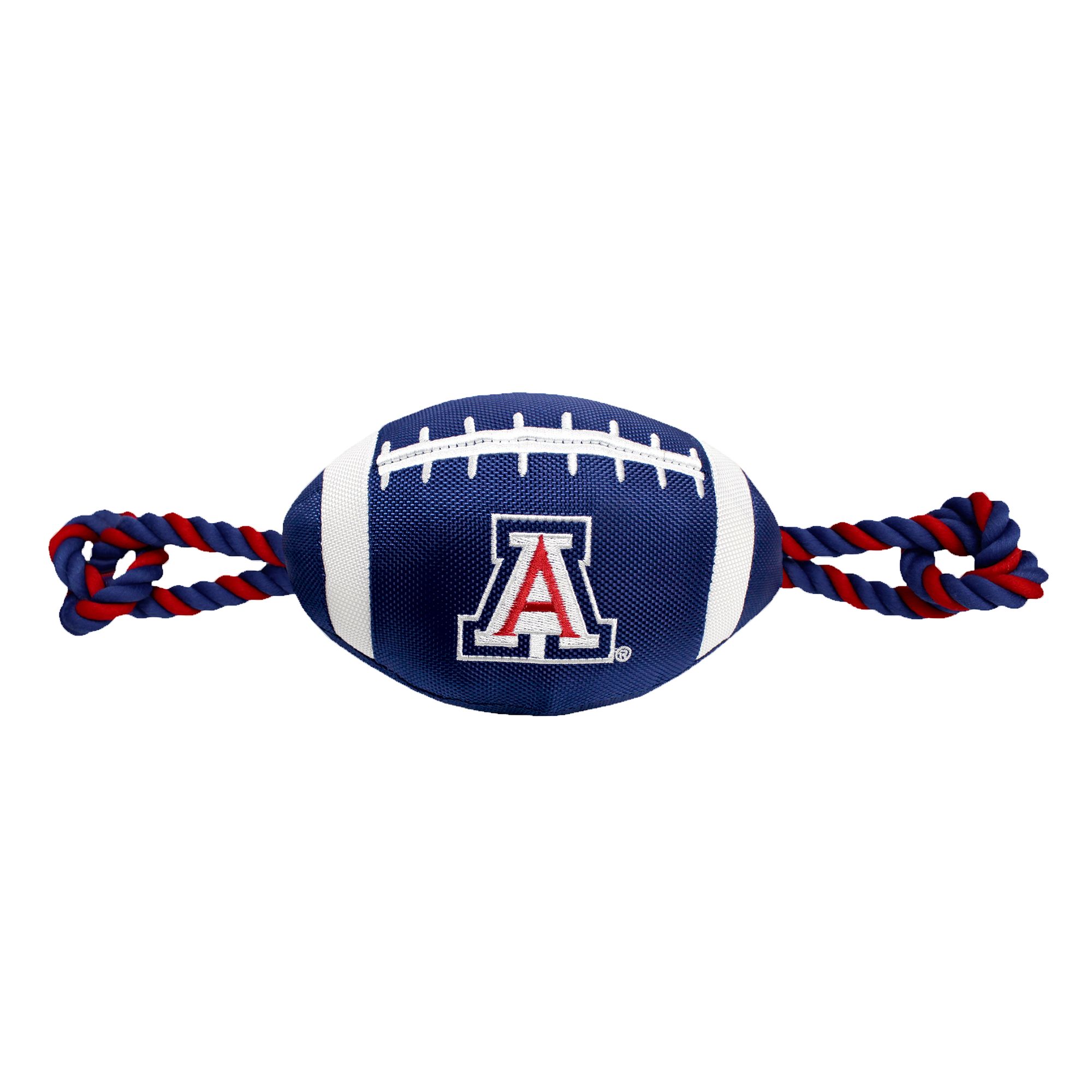 Pets First University of Arizona Football Rope Dog Toy