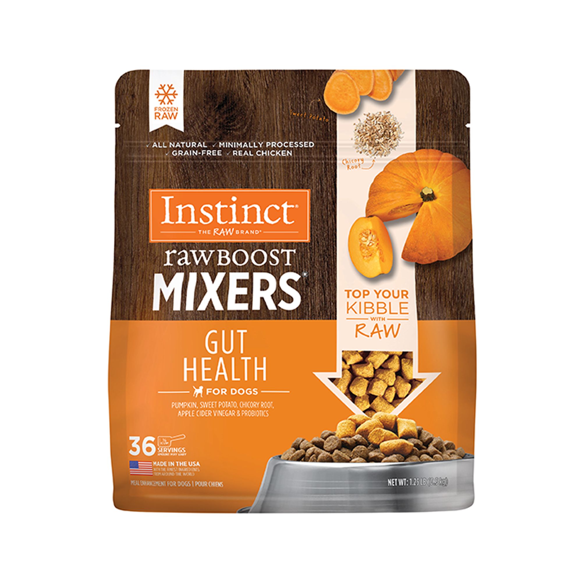 Instinct® Raw Boost Frozen All Life Stage Dog Food Topper Gut Health