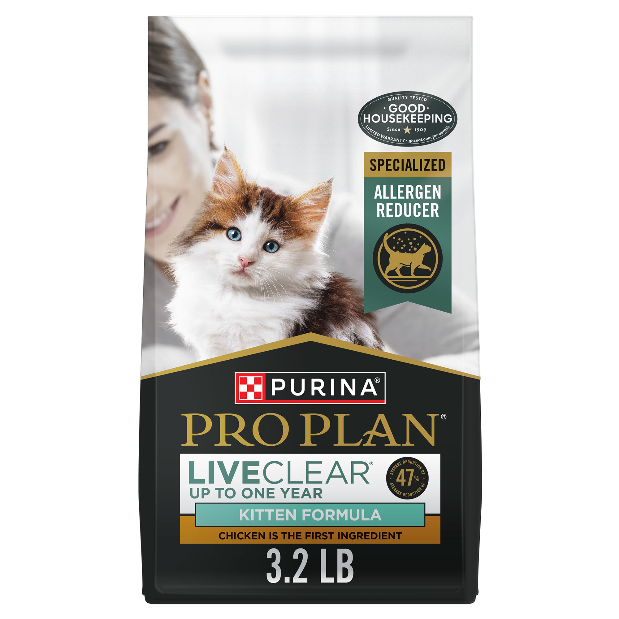 Purina Pro Plan LiveClear Kitten Dry Cat Food Chicken Rice Cat Dry Food