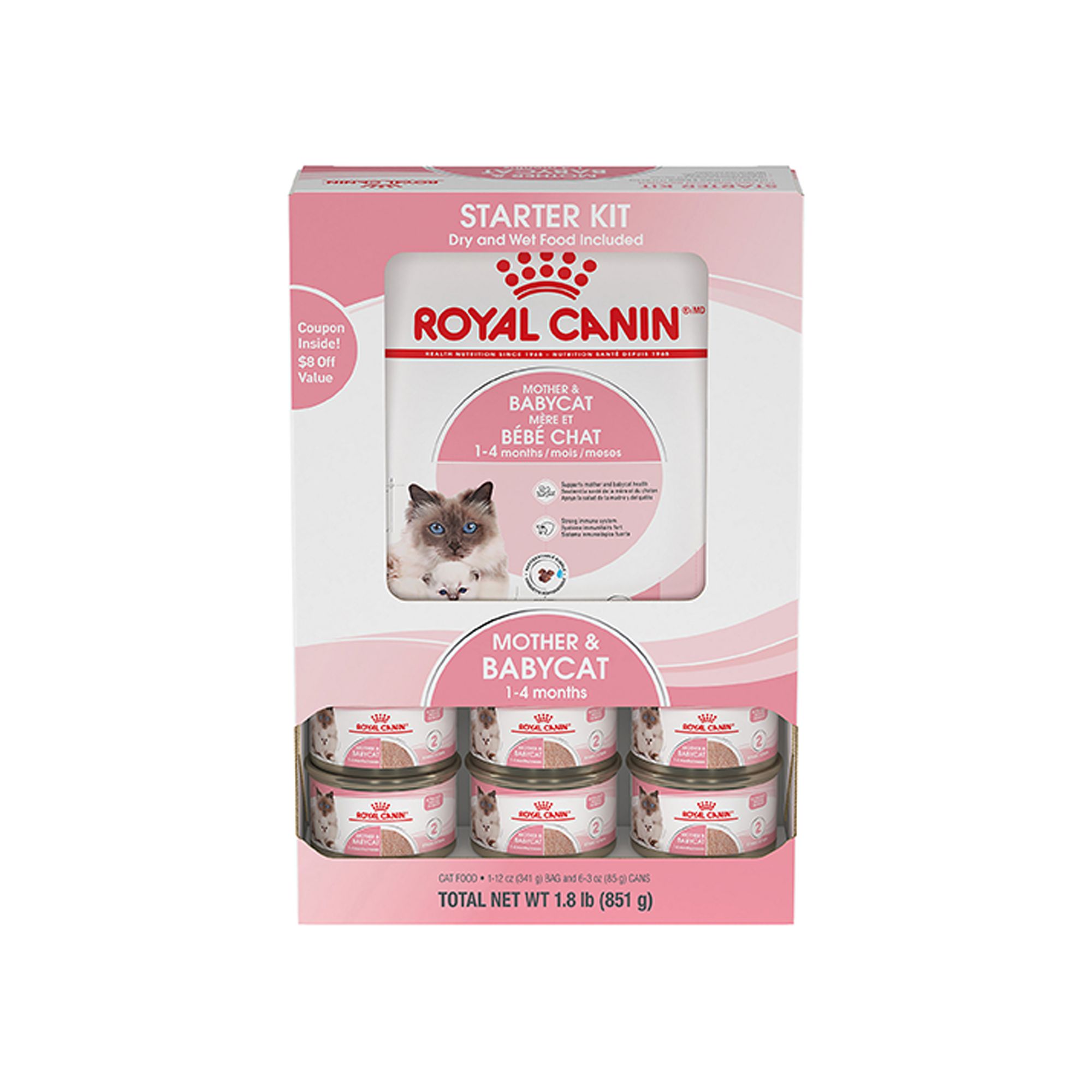Royal Canin Mother & Baby Cat Mixed Feeding Kit Wet and Dry Kit cat