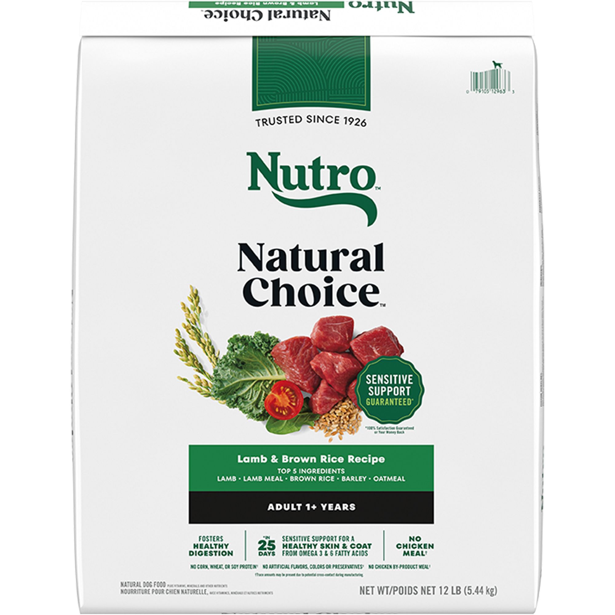 Nutro Natural Choice™ Large Breed Adult Dry Dog Food Non GMO, Lamb