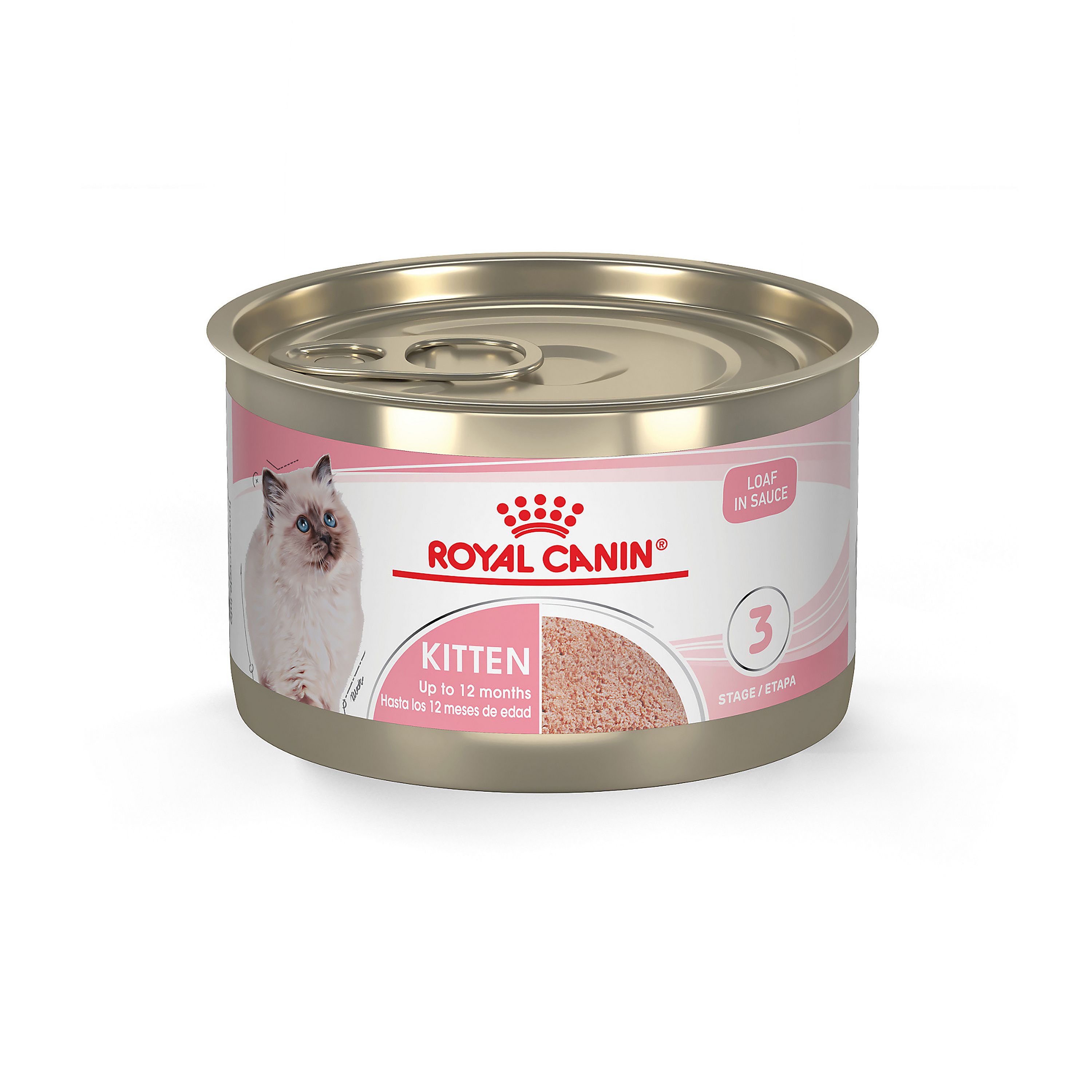 Royal Canin® Feline Care Nutrition Kitten Loaf in Sauce Wet Food 5.1 oz can