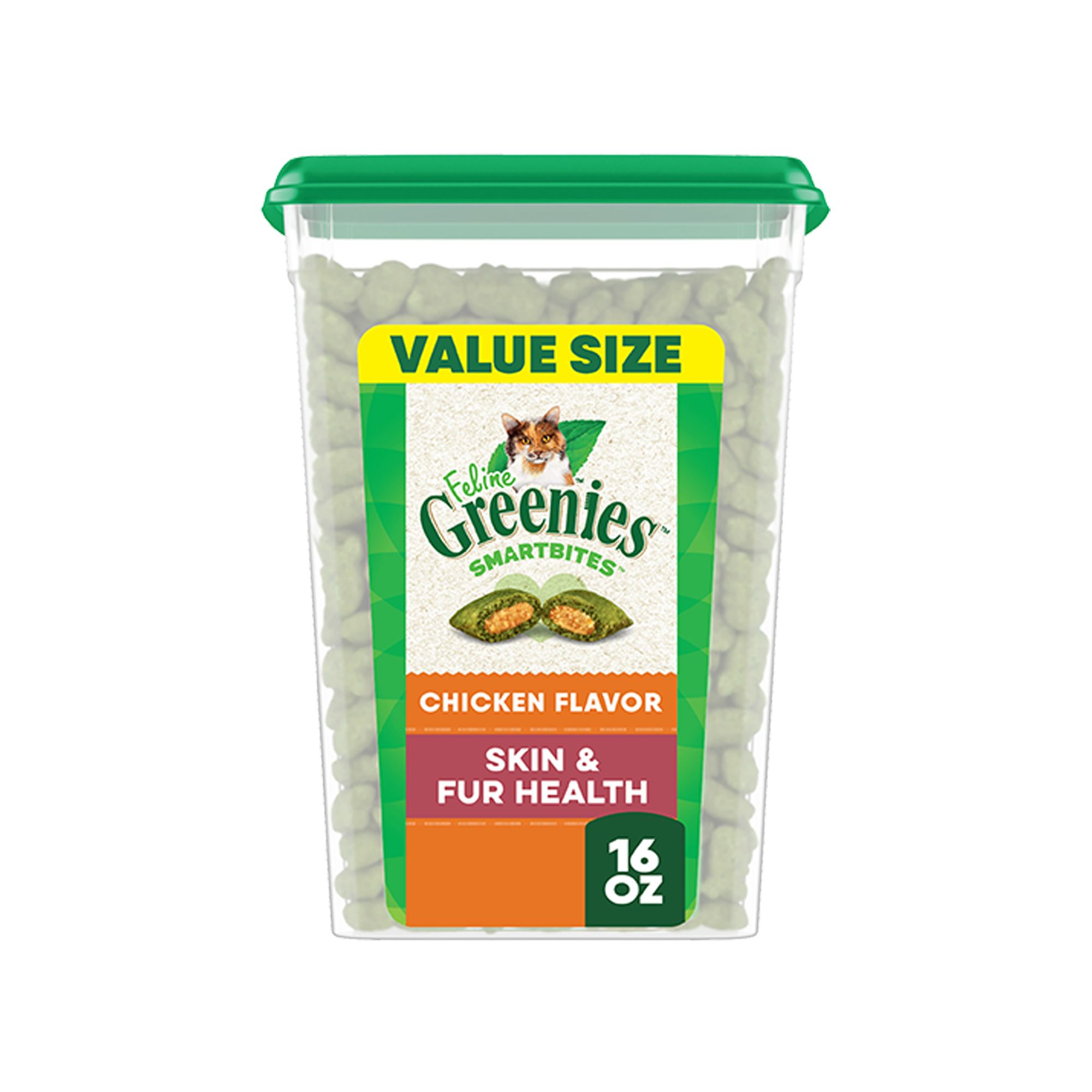 Greenies™ Feline Greenies SmartBites Skin and Fur Health Adult Cat