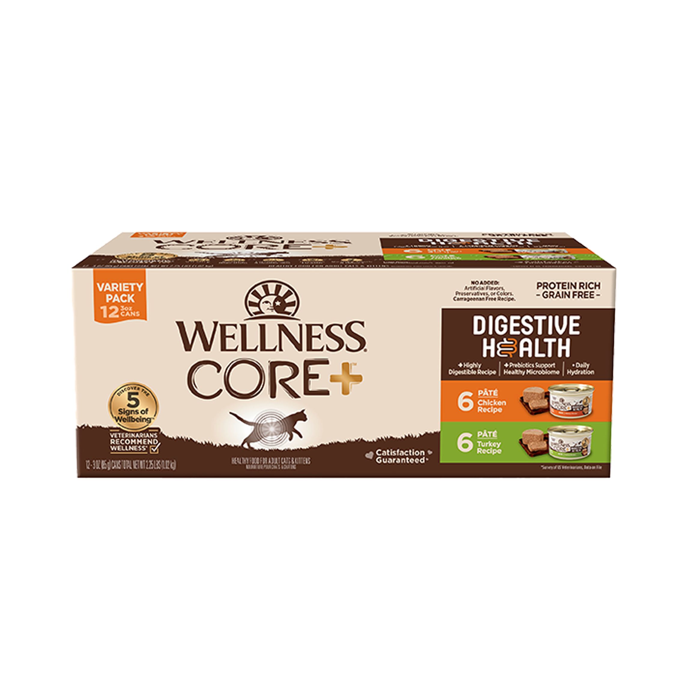 Wellness® CORE® Digestive Health Wet Cat Food Variety Pack, Grain Free