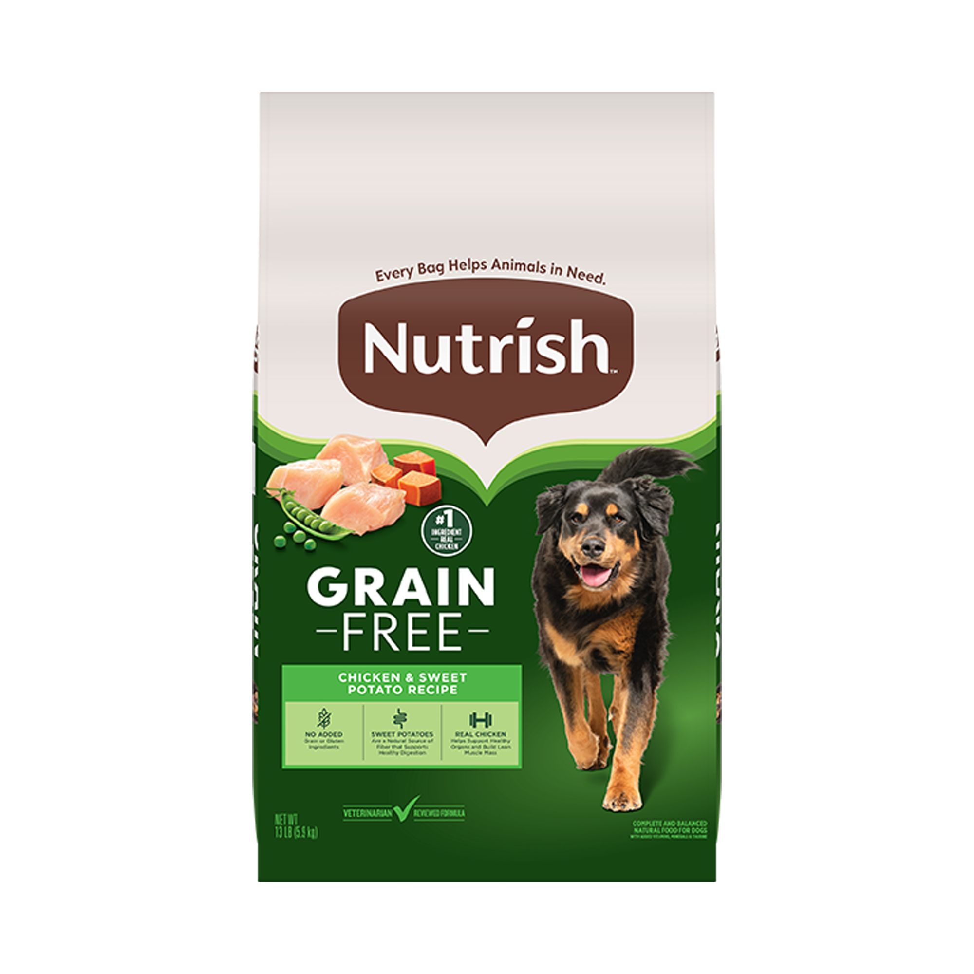 Rachael Ray Nutrish Zero Grain Adult Dry Dog Food Chicken, Sweet