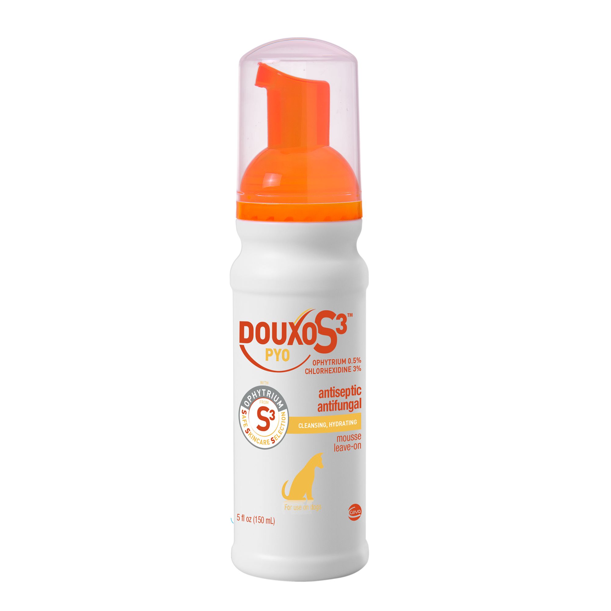 Douxo S3 Chlorhexidine Antiseptic Antifungal LeaveOn Cleansing Mousse