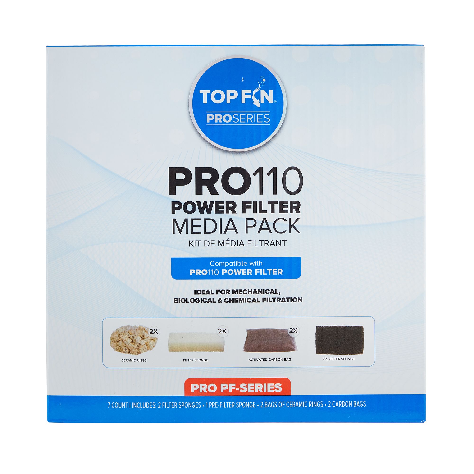 Top Fin® Pro Power Filter Media Pack fish Filter Media PetSmart