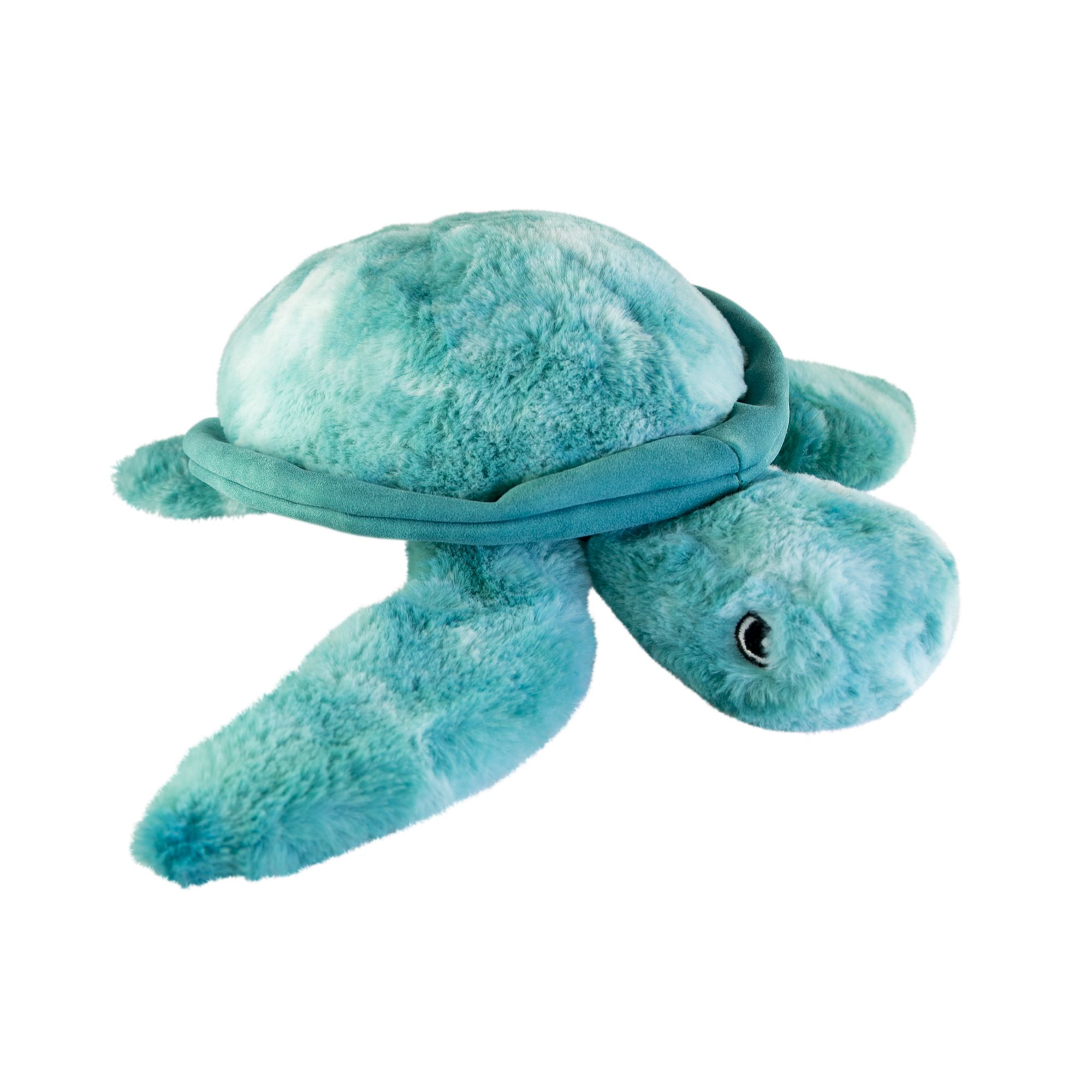 KONG® SoftSeas Turtle Dog Toy - Plush, Squeaker, Crinkle