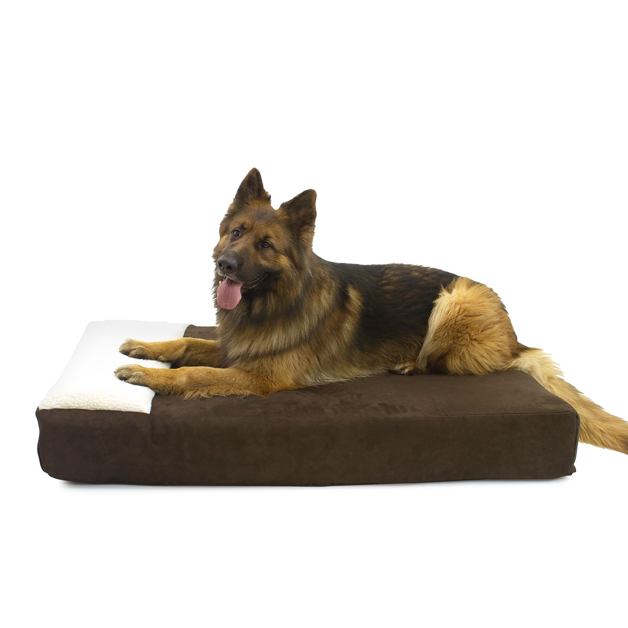 Carolina Pet Company Large Breed Pet Lounger Chocolate dog Pillow