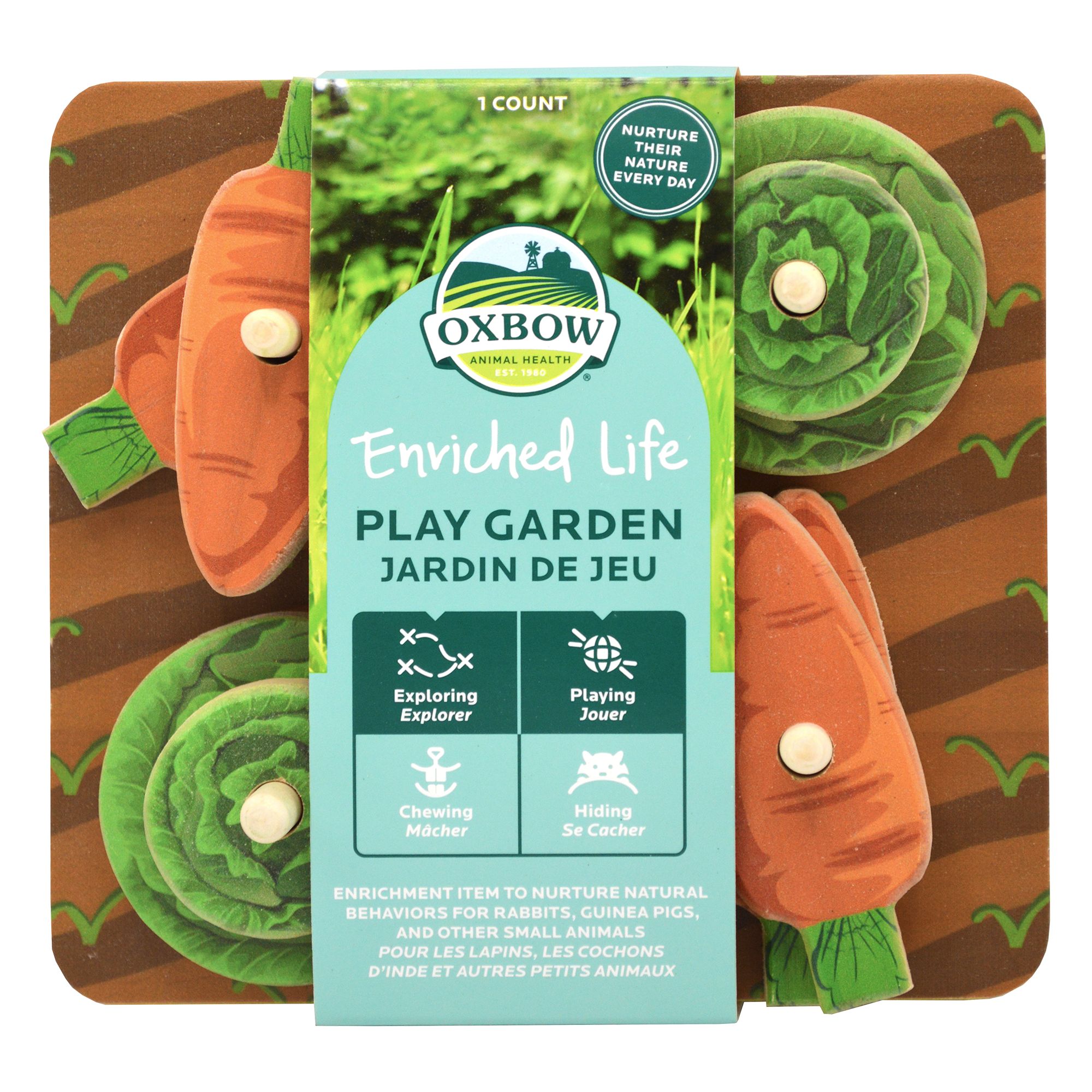 Oxbow Enriched Life Play Garden Puzzle small pet Toys PetSmart