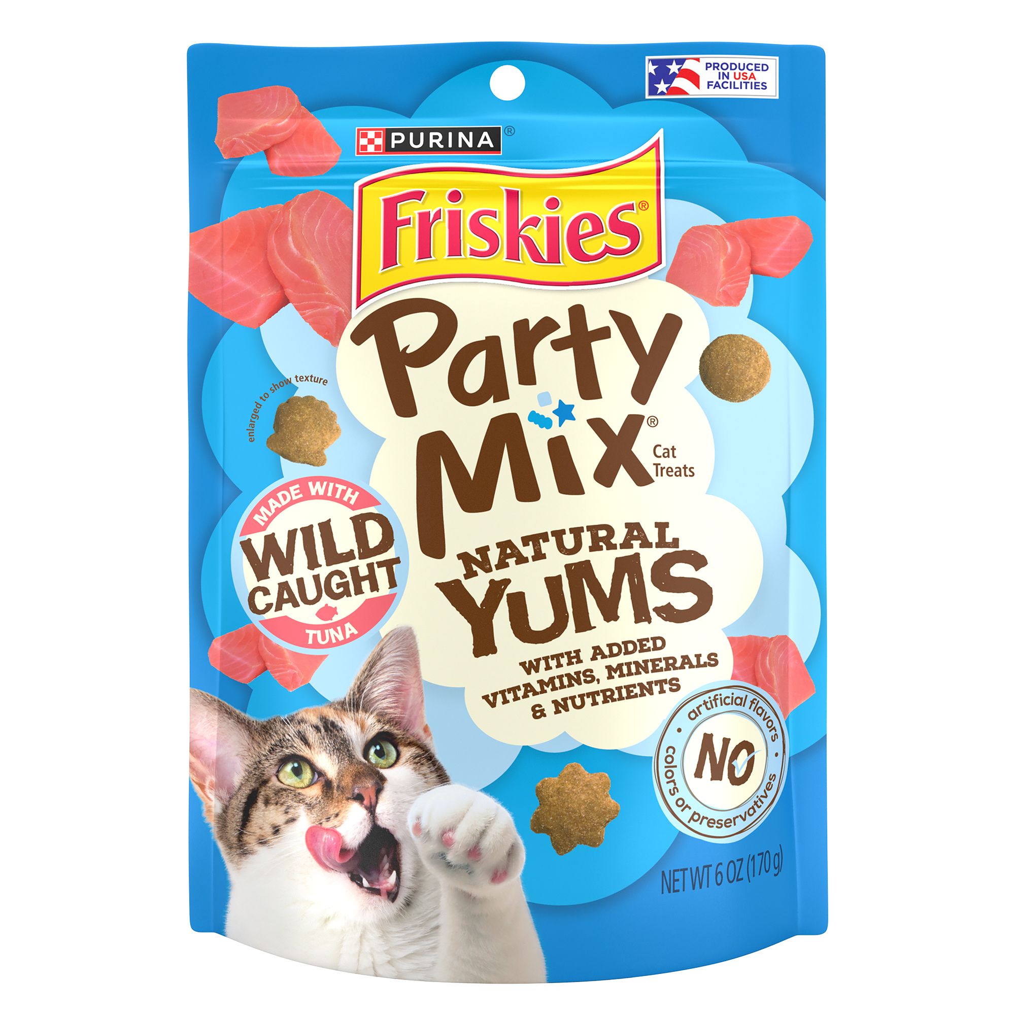 Purina® Friskies® Party Mix® Natural Yums Cat Treat Tuna cat Treats