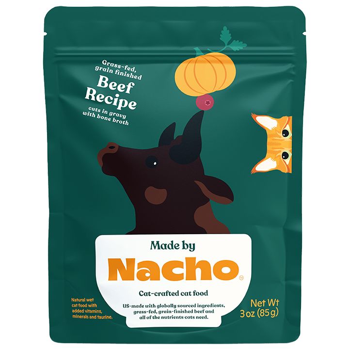 Made By Nacho™ Cuts in Gravy with Bone Broth Cat Food 3oz Beef cat Wet Food PetSmart