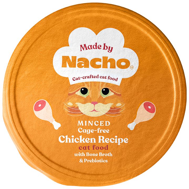 Made By Nacho™ Minced Cage Free with Bone Broth & Prebiotics Wet Cat