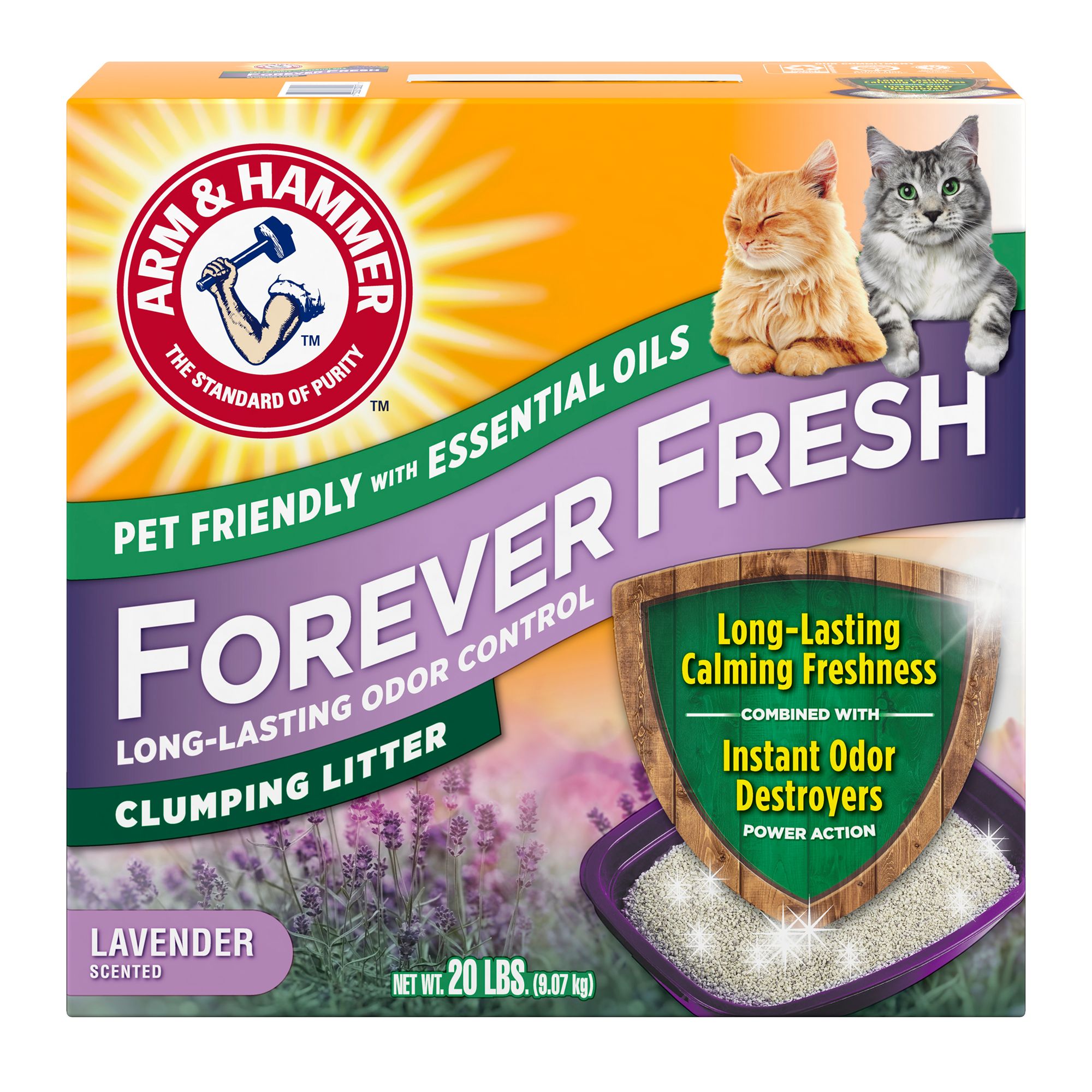 Arm & Hammer™ Forever Fresh Clumping Clay Cat Litter Lavender Scented